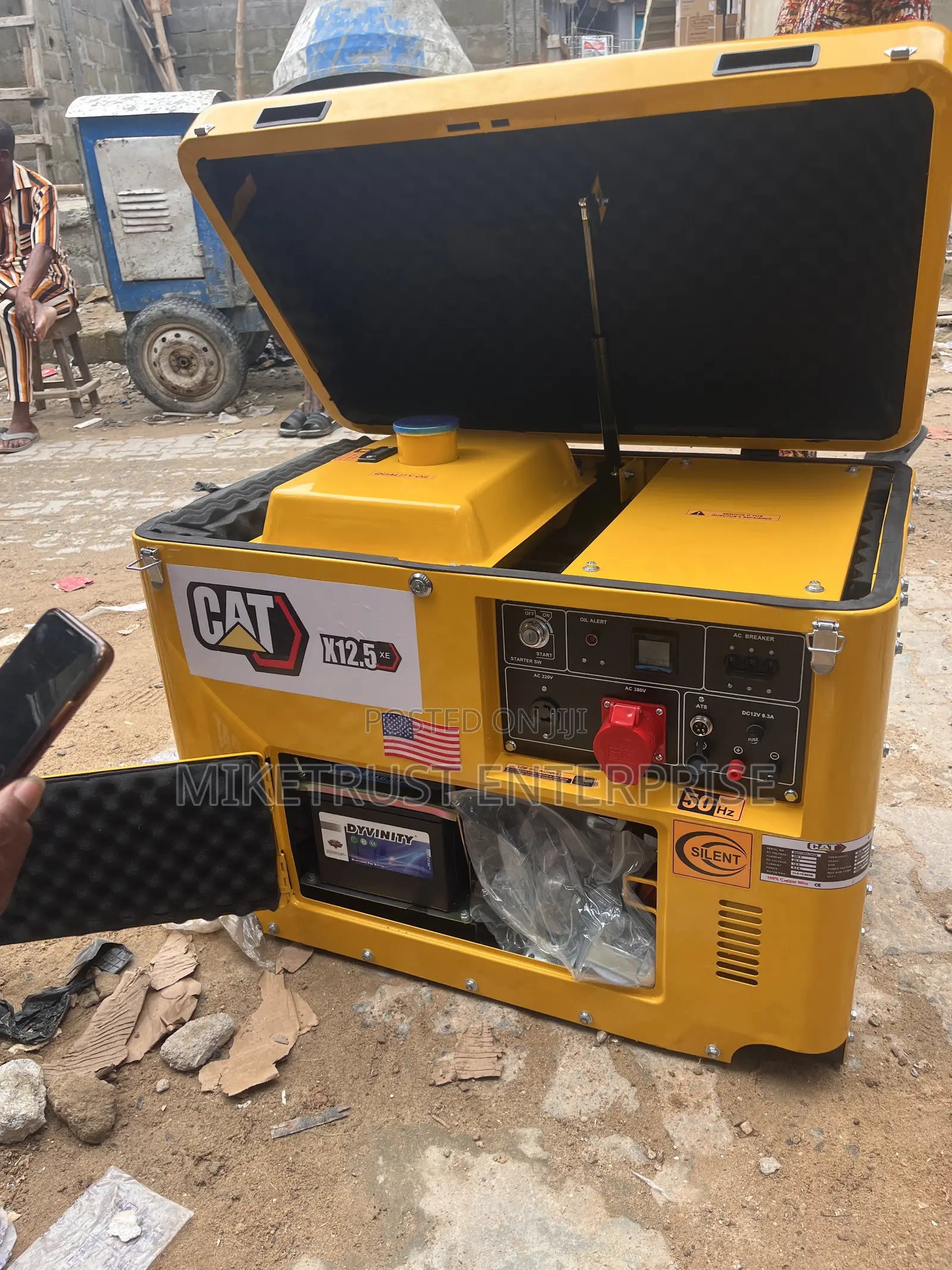 12Kva Cat Three Phase Diesel Soundproof Generator
