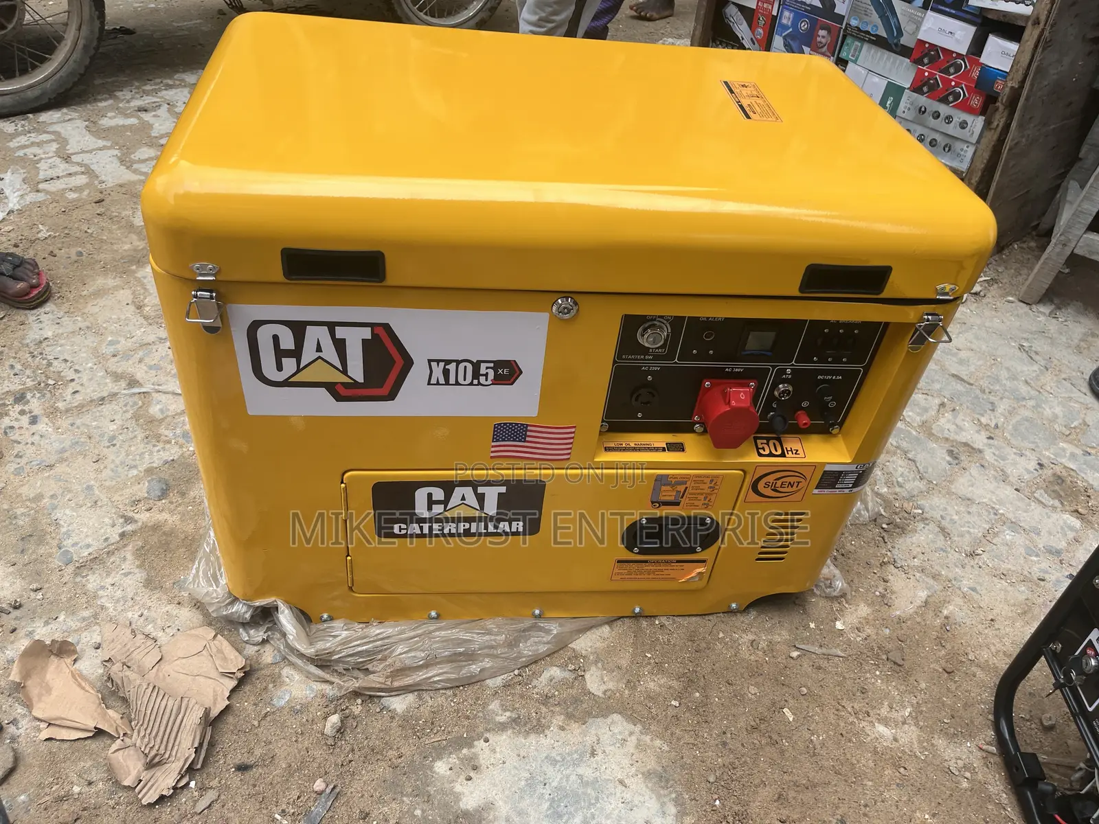Cat 10kva Diesel Soundproof Generator. 3 Phase