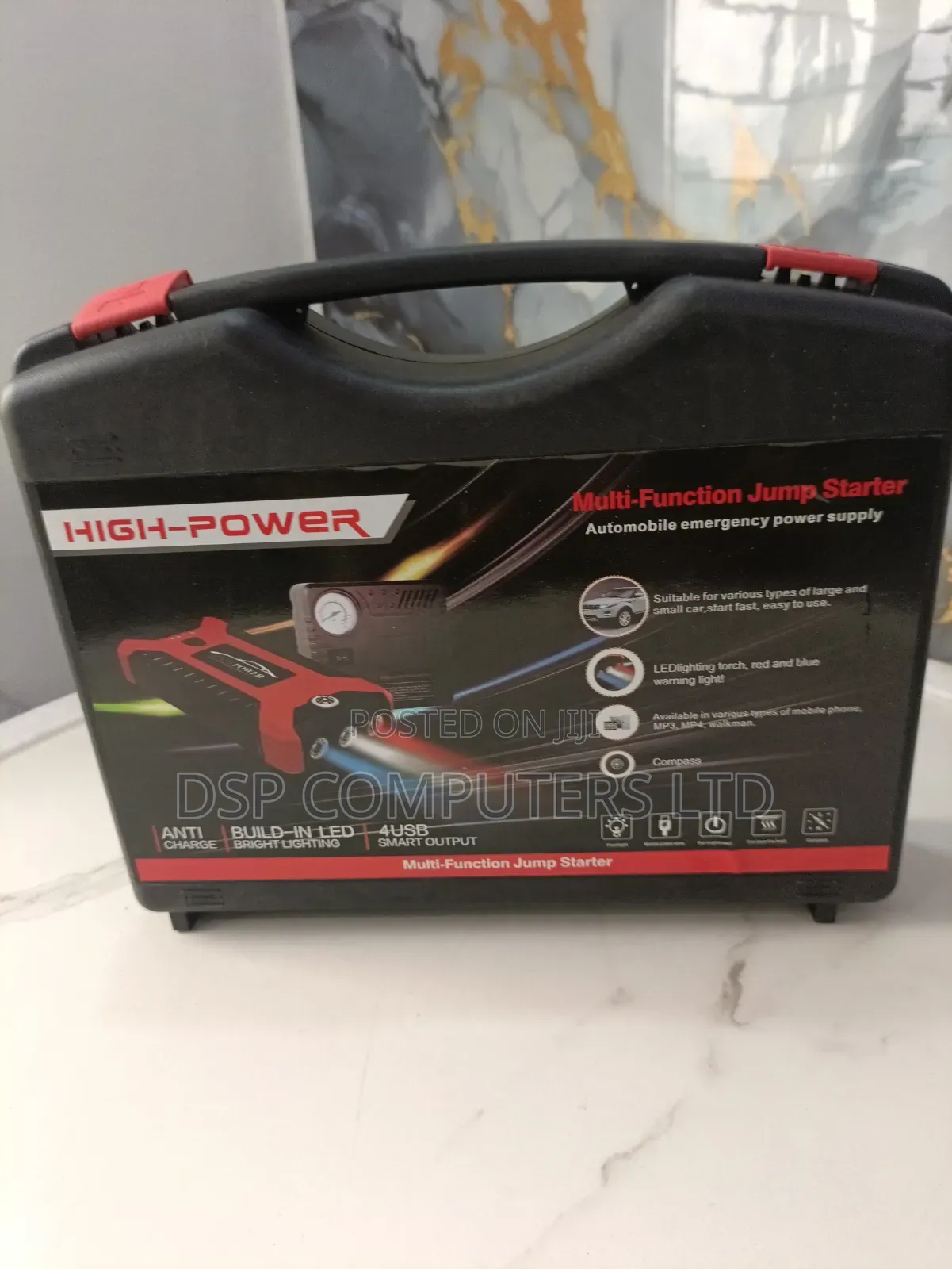 Car Jump Starter With Compressor