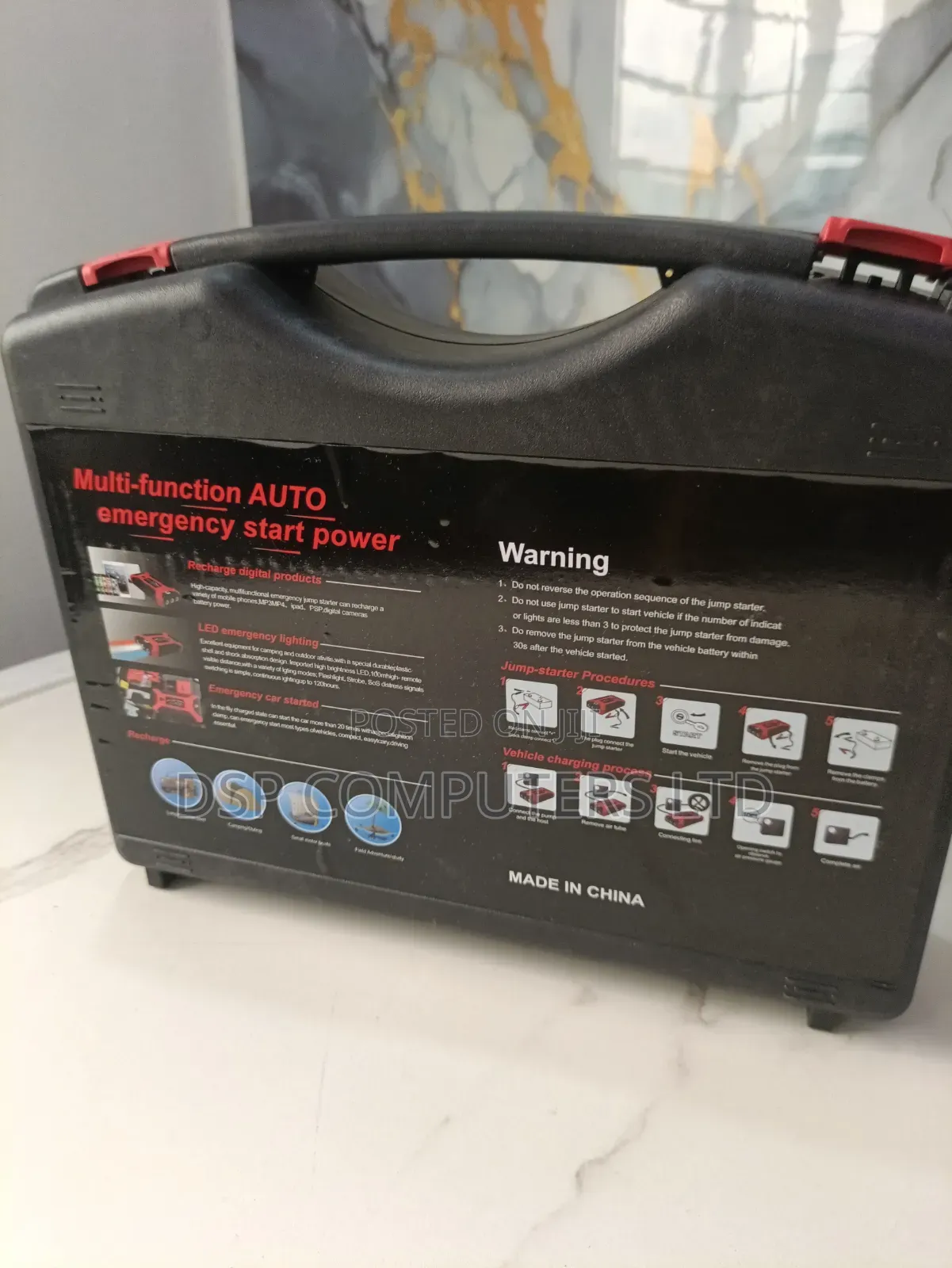 Car Jump Starter With Compressor