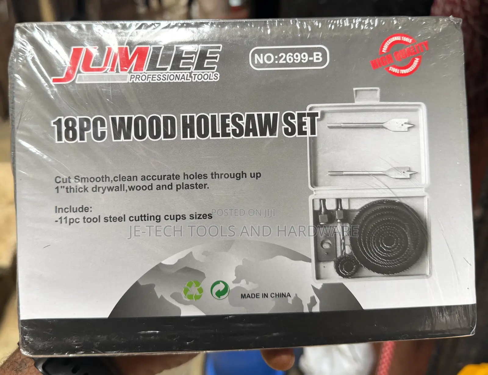 Jumlee 18-Piece Holesaw Set