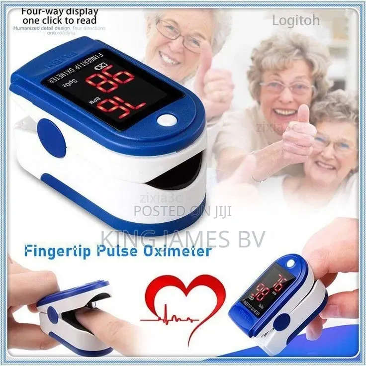 LED Finger Pulse Oximeter – Compact Medical Monitoring Tool