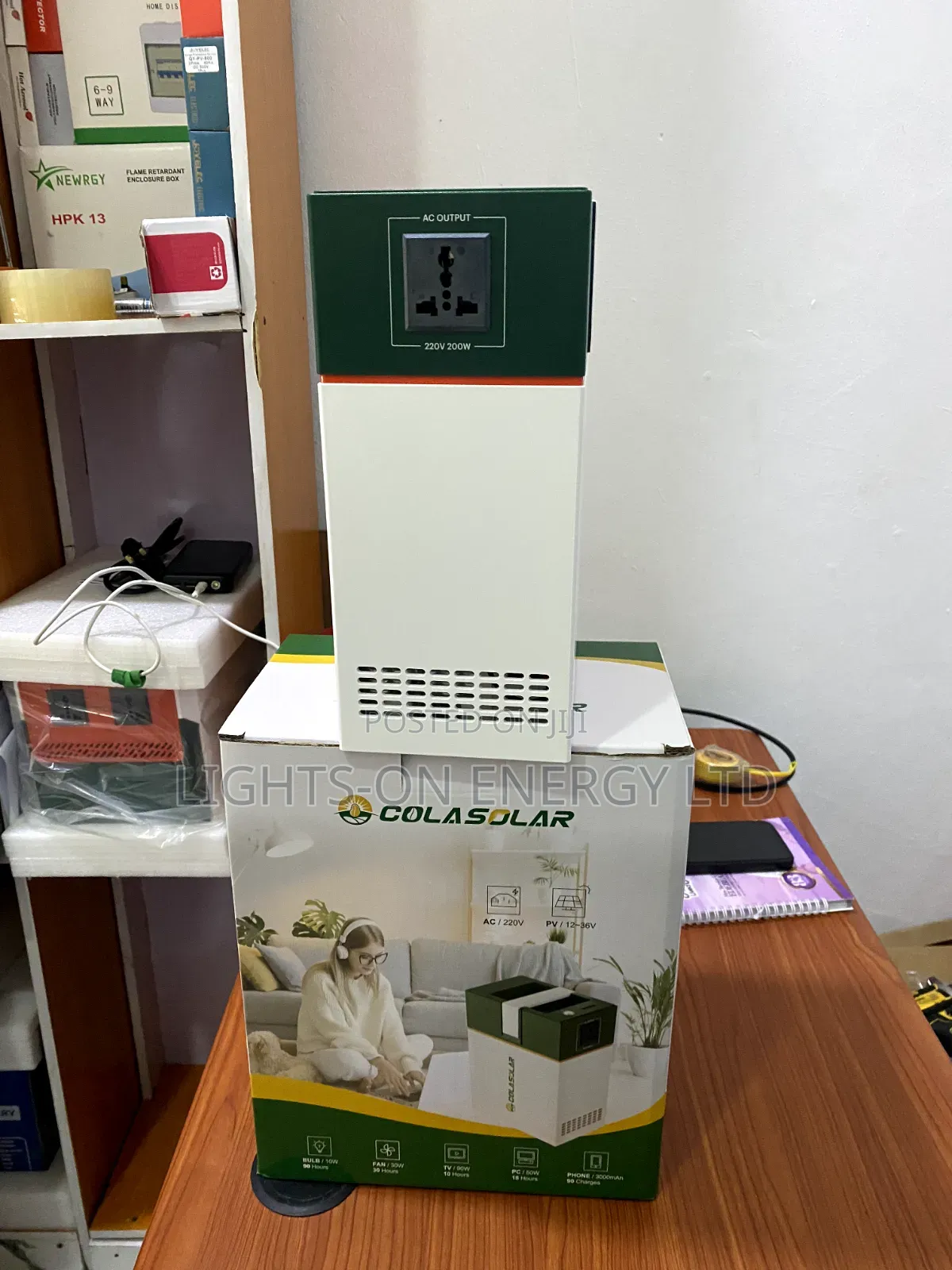 Cola1000 Solar Generator 200w Output