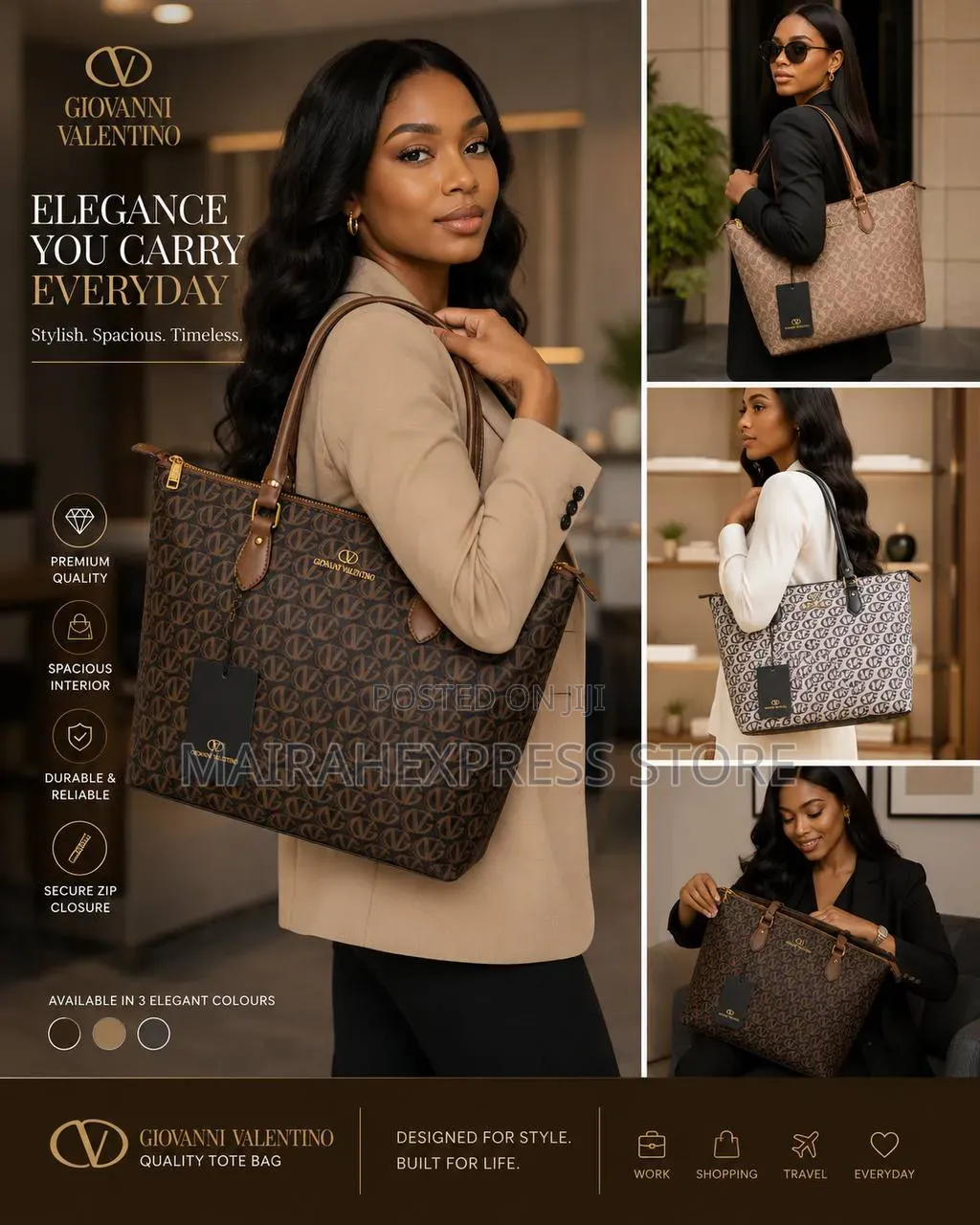 Giovanni Valentino Quality Tote Bag