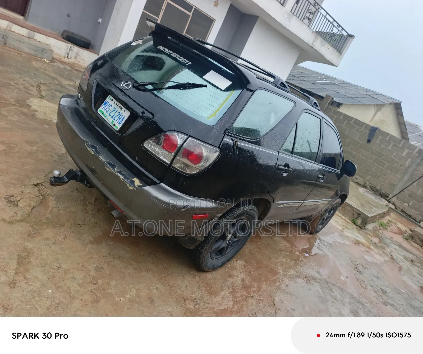 Lexus RX 300 4WD 2002 Black