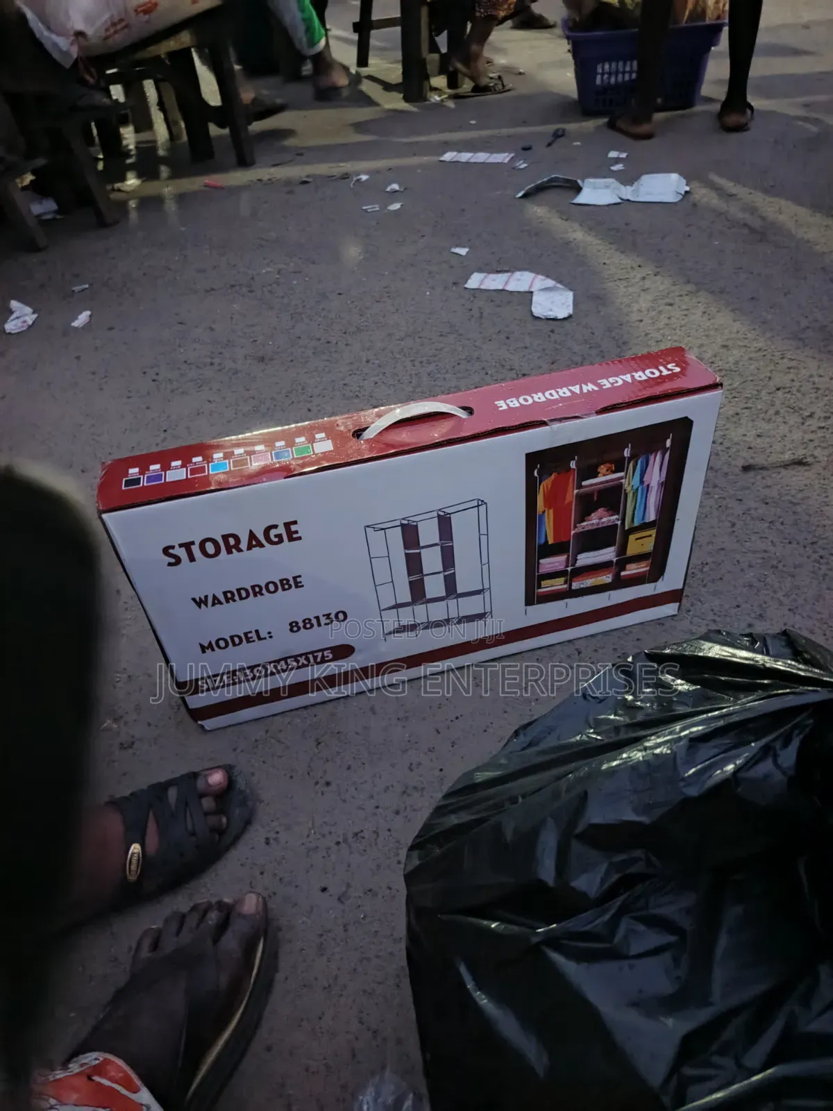 Wardrobe for Clothes, Portable Closet With Cover,