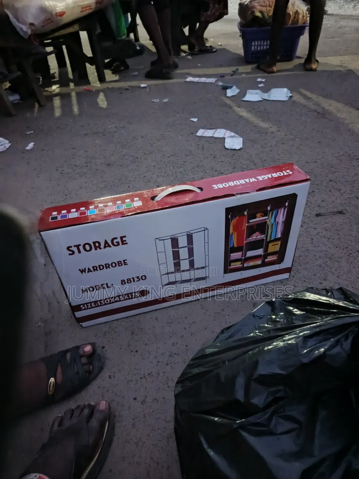 Wardrobe for Clothes, Portable Closet With Cover,