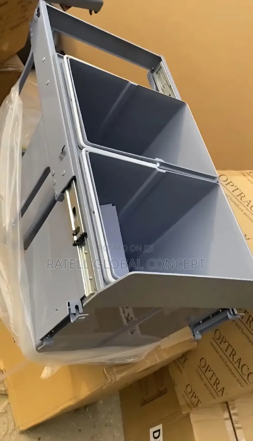 Kitchen Cabinet Double Pull Out Waste Bin