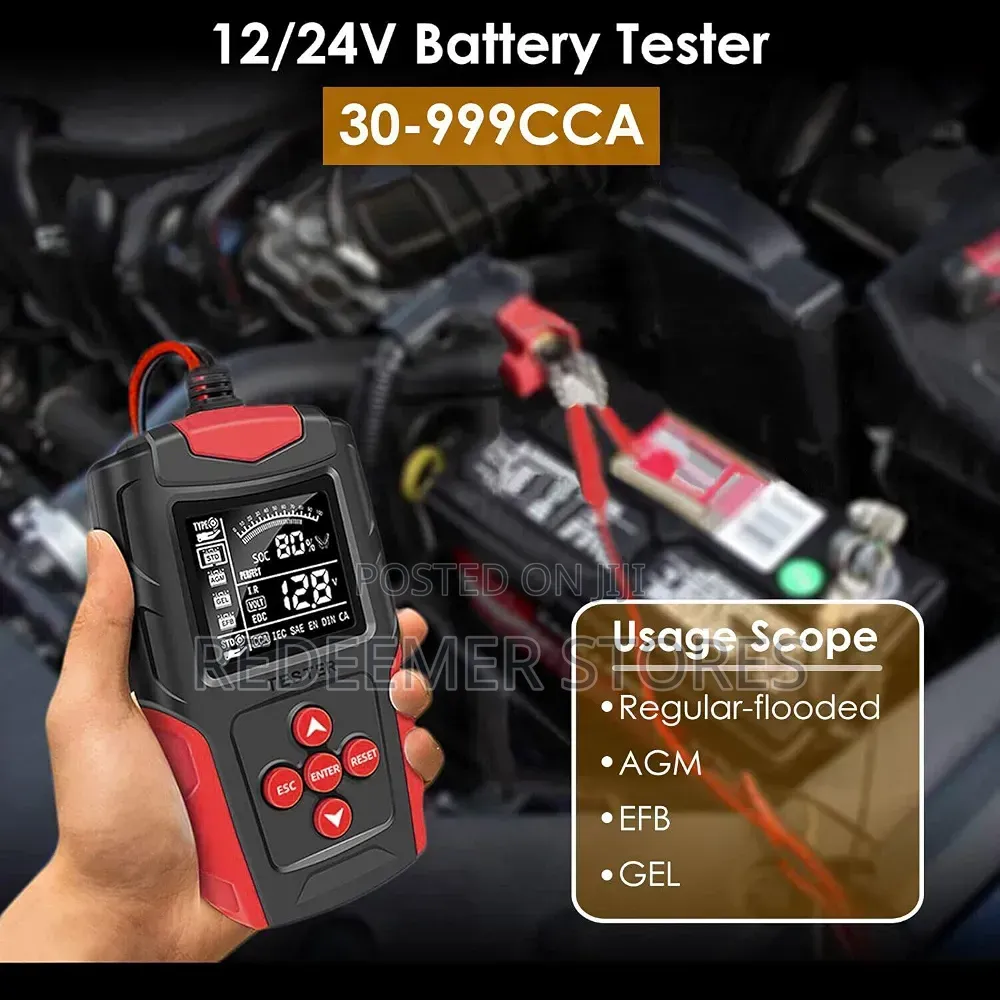 Car Battery Tester, Internal Resistance Detect Tester