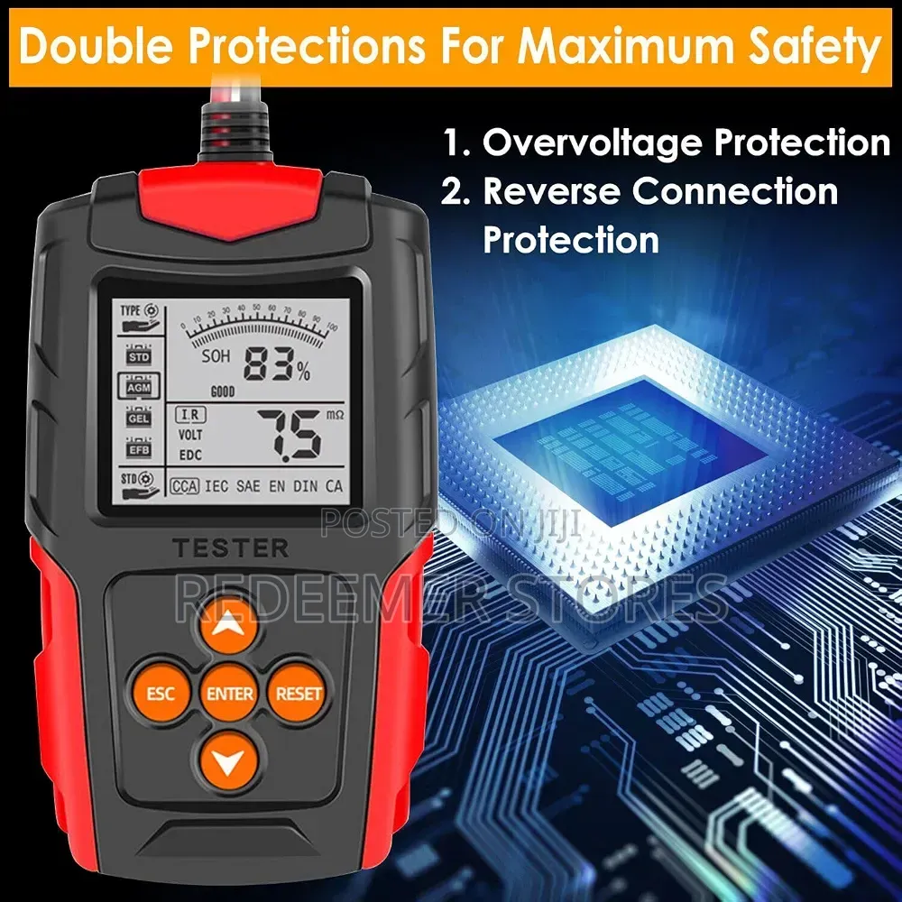 Car Battery Tester, Internal Resistance Detect Tester