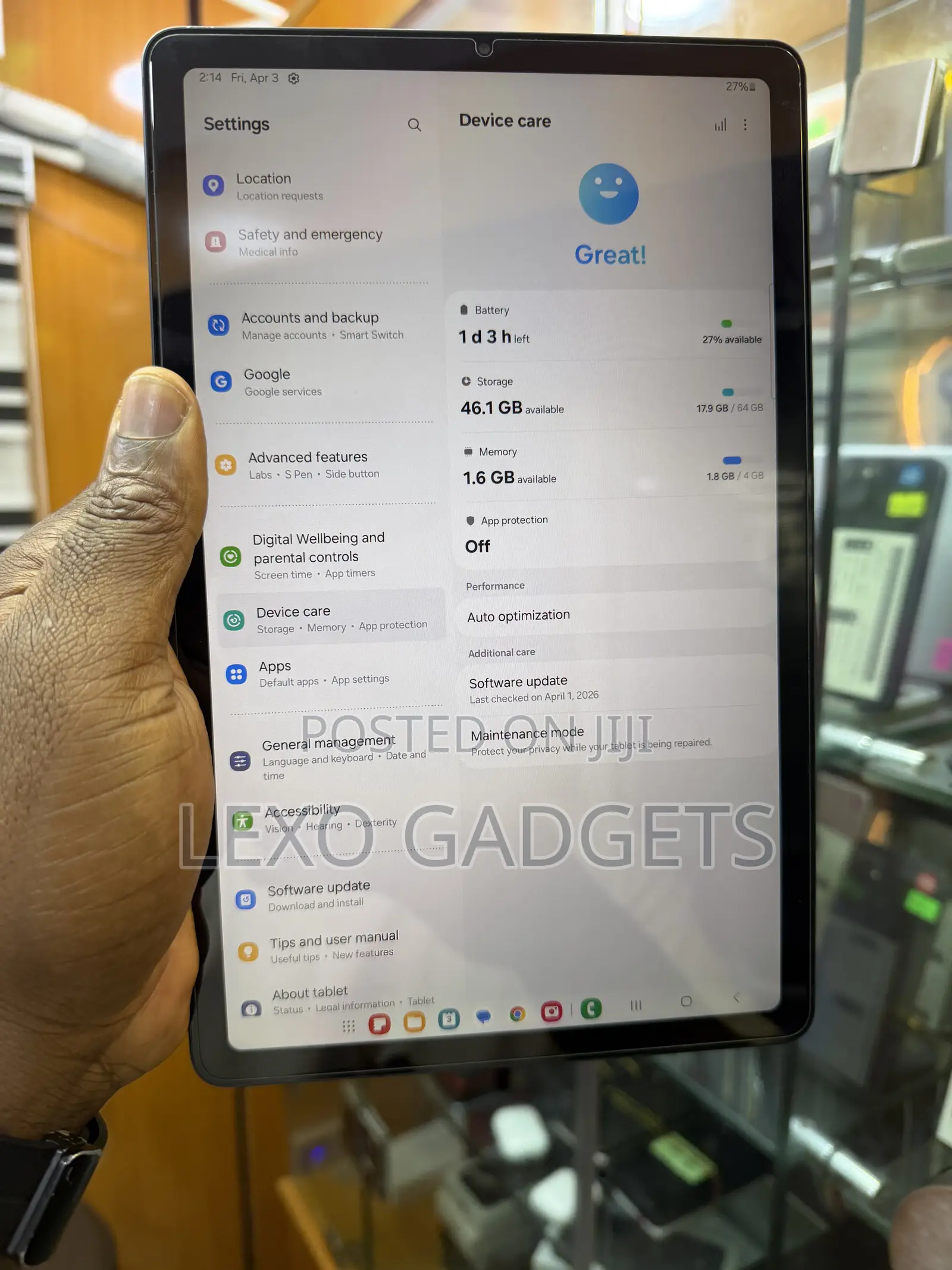 Samsung Galaxy Tab S6 Lite (2022) 64 GB Black