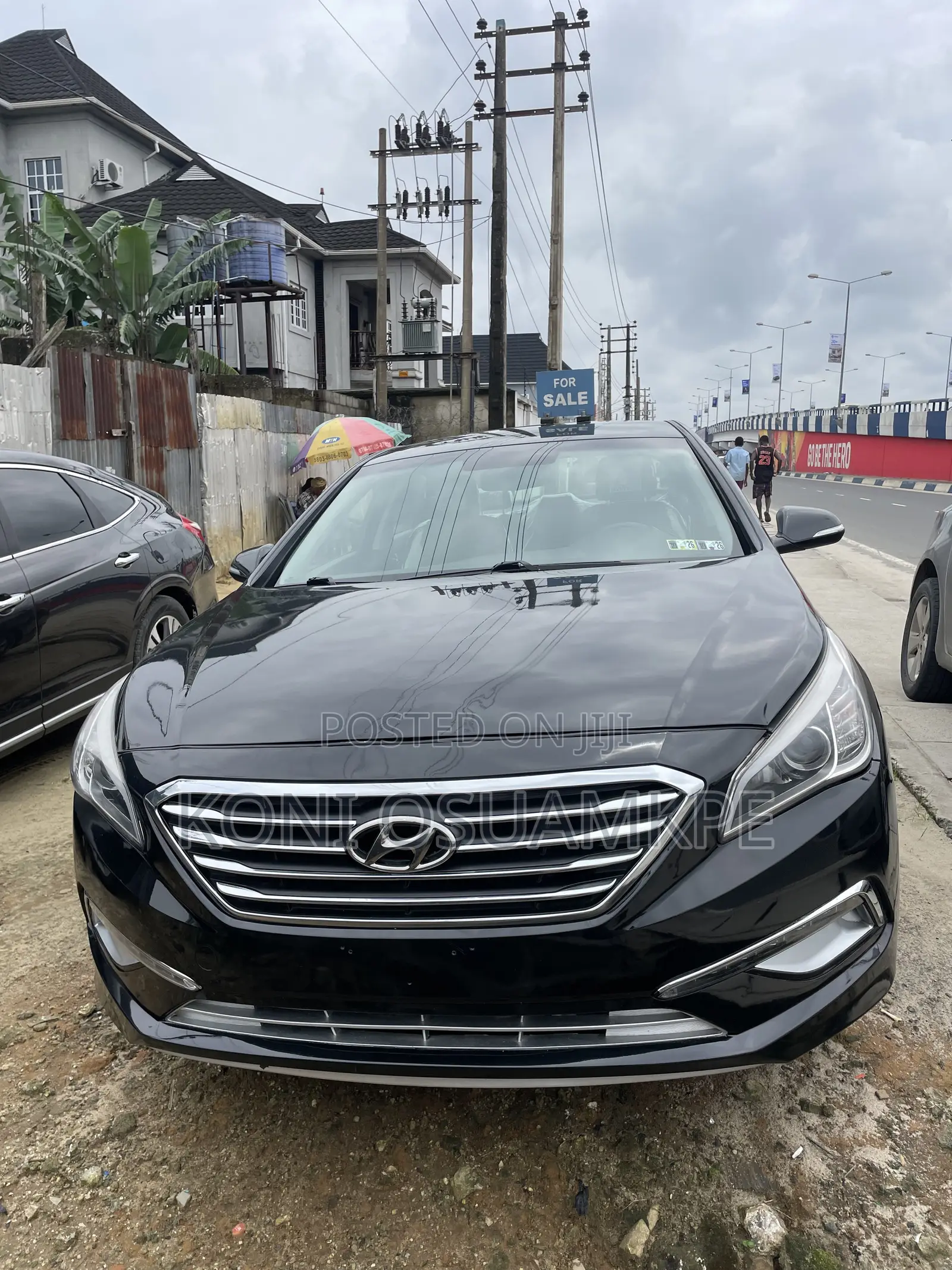 Hyundai Sonata Sport 4dr Sedan (2.4L 4cyl 6A) 2015 Black
