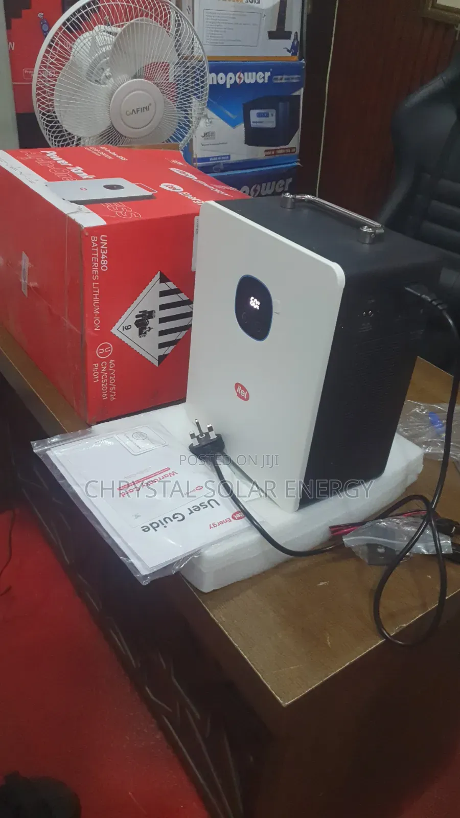 ITEL Power Tank 500watts Inverter Capacity 1kwh Battery Capacity