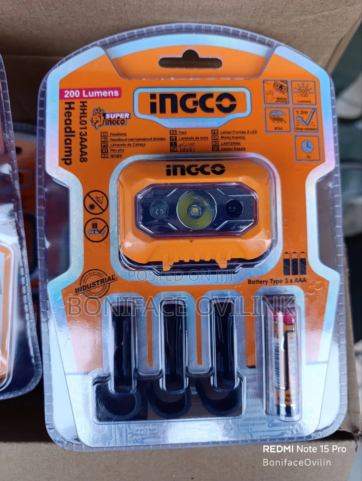 Ingco Headlamp Hhl013aaa8