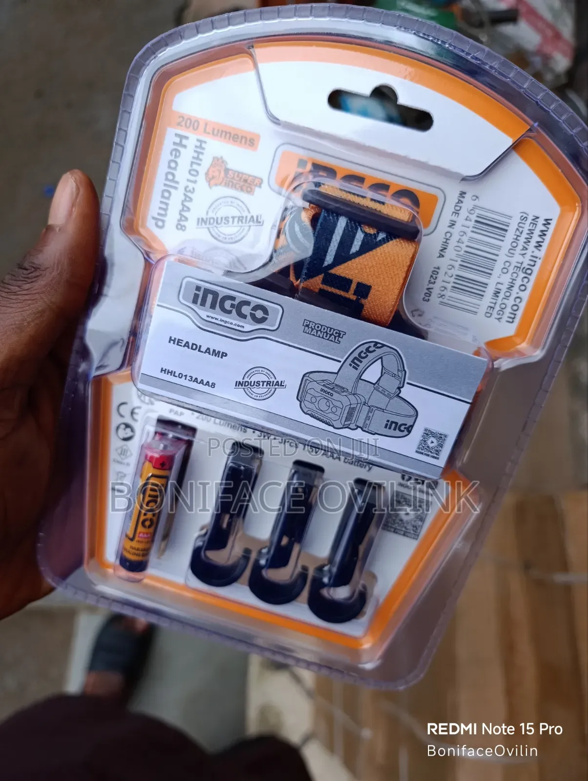 Ingco Headlamp Hhl013aaa8