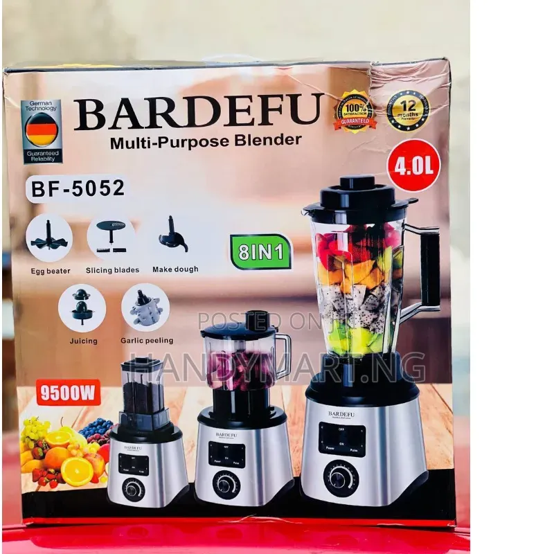 Original German Bardefu Commercial 8-in-1 Blender 40% OFF