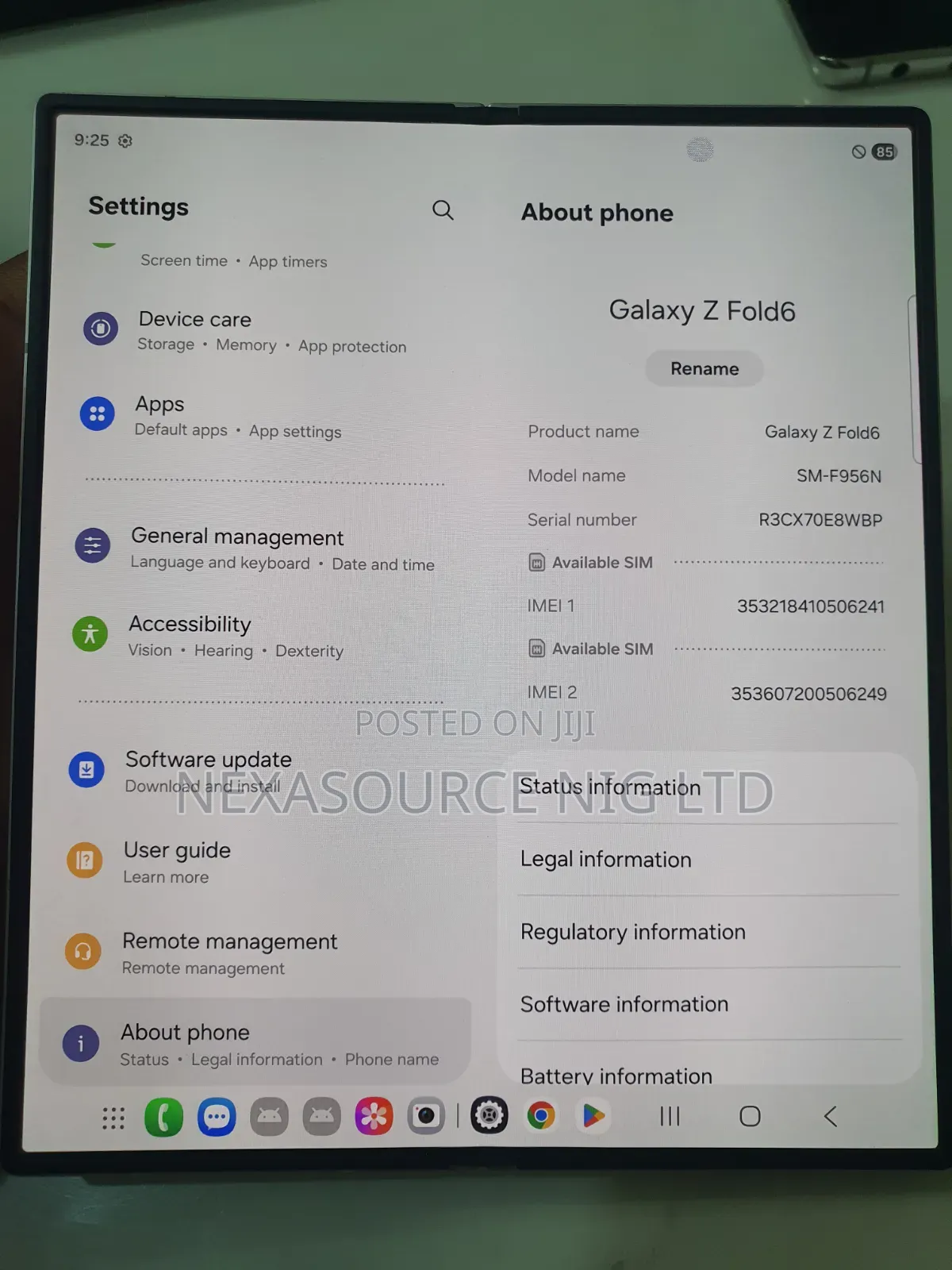 Samsung Galaxy Z Fold6 512 GB Pink