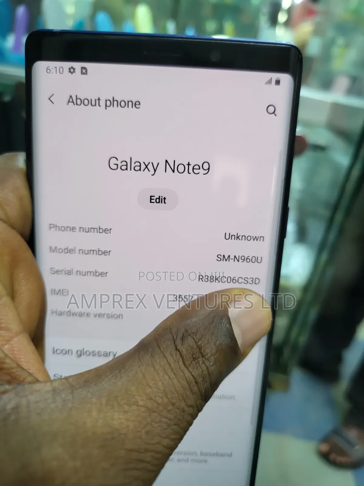 Samsung Galaxy Note 9 128 GB Blue