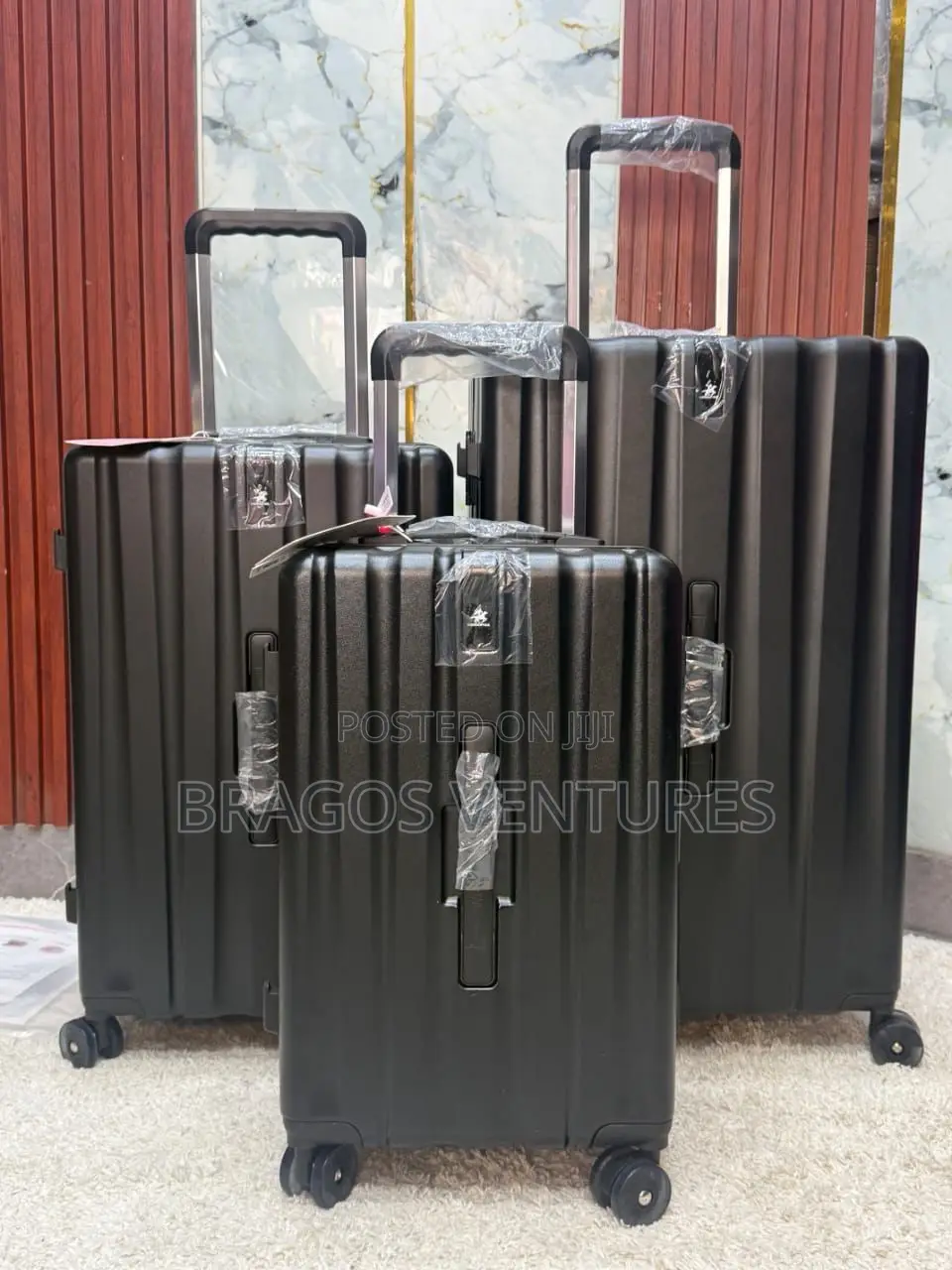 Set of 3pcs Luxurious Sect Boxes Luggage