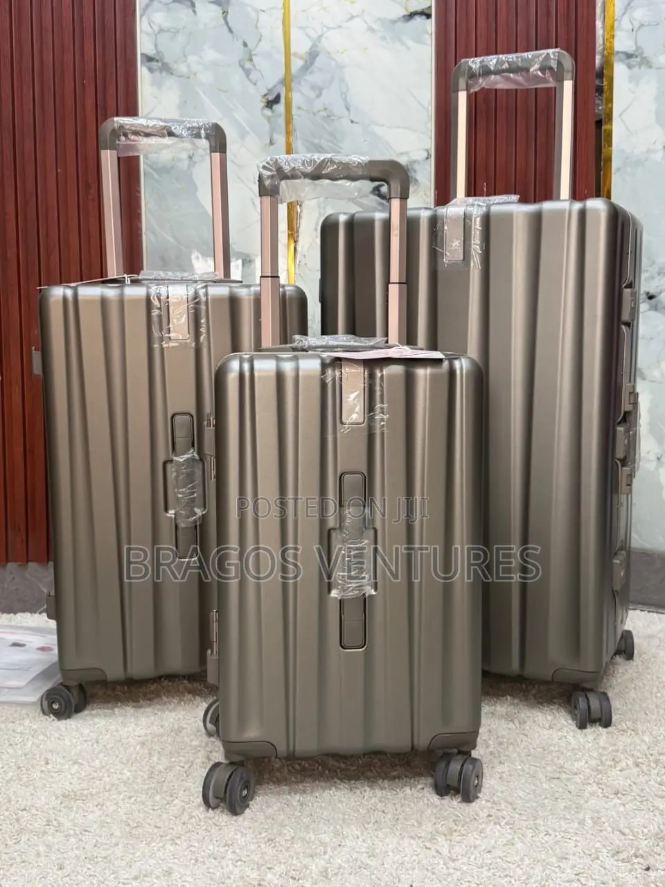 Set of 3pcs Luxurious Sect Boxes Luggage