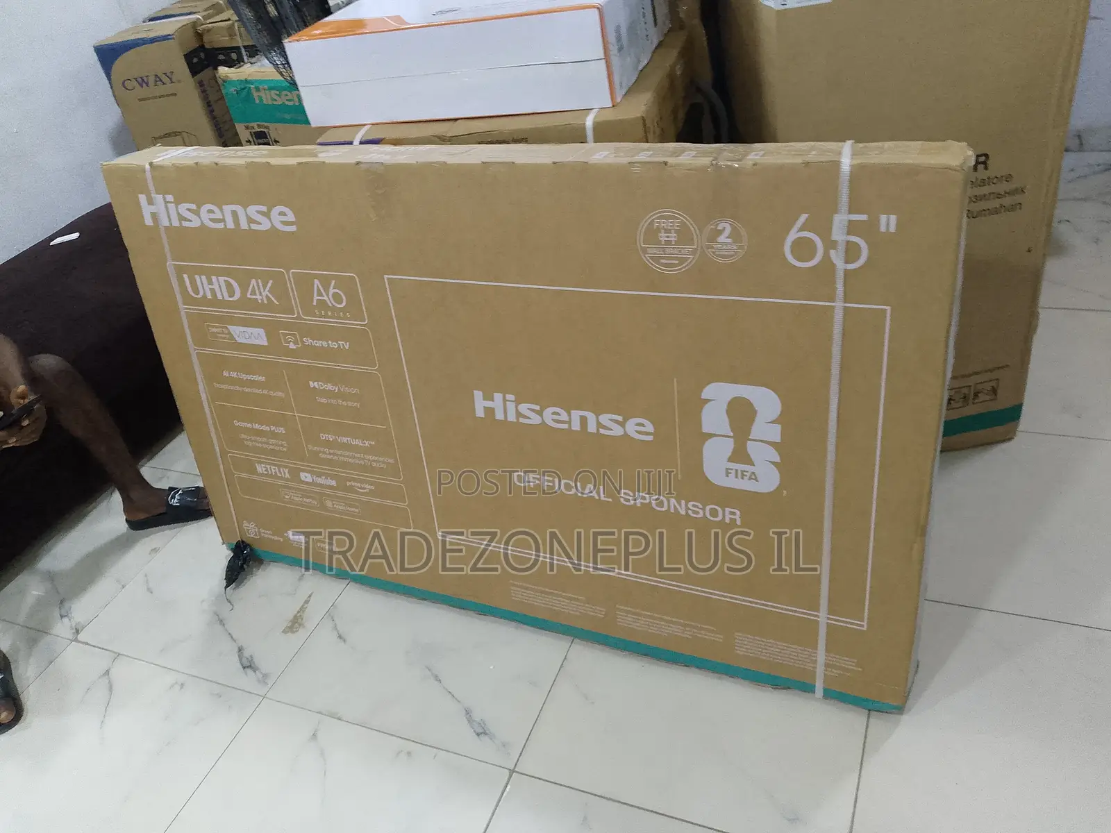 Hisense 65 Inches Smart TV With Immersive Audio
