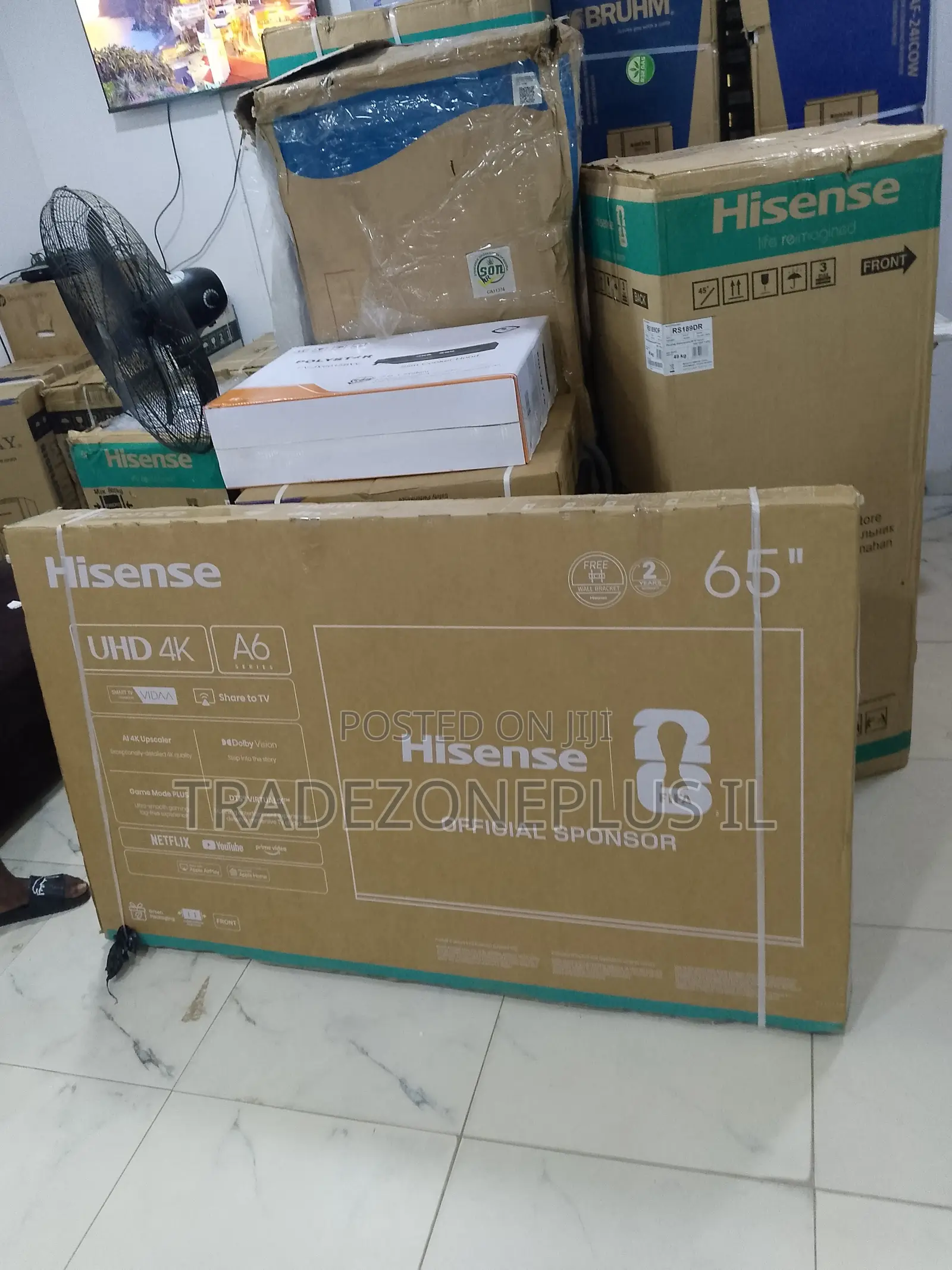 Hisense 65 Inches Smart TV With Vibrant Visuals