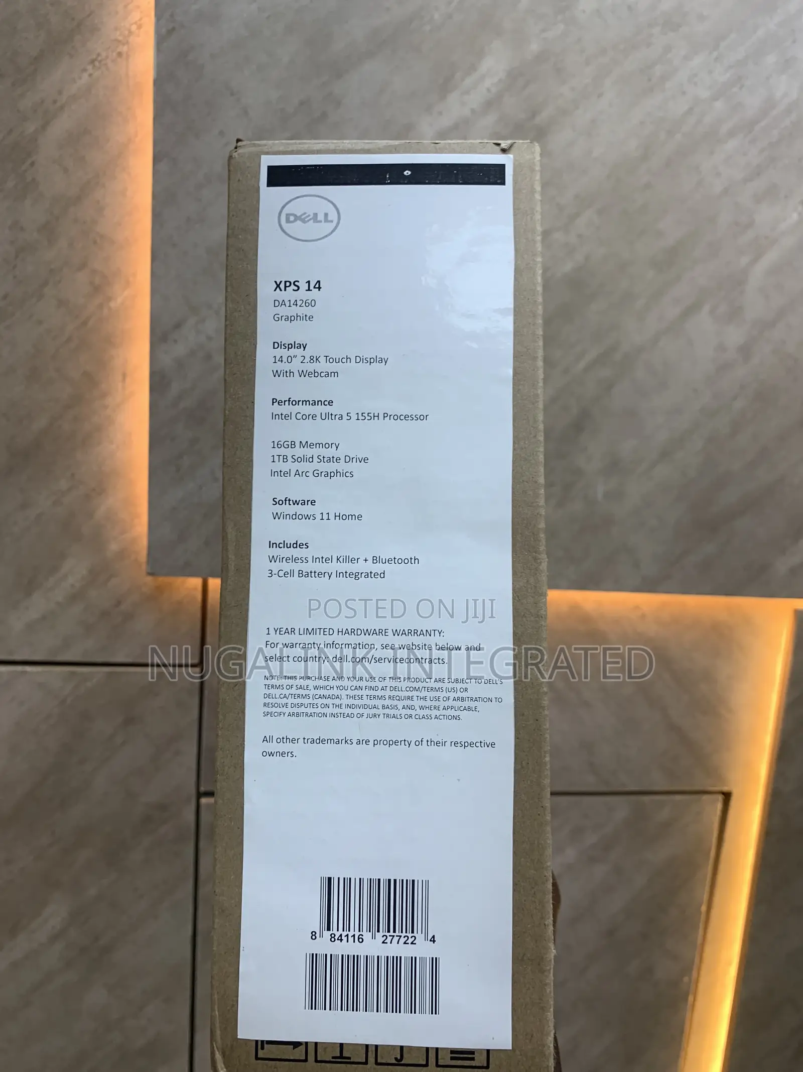 New Laptop Dell XPS 14 (L401X) 16GB Intel Core Ultra 5 SSD 1T