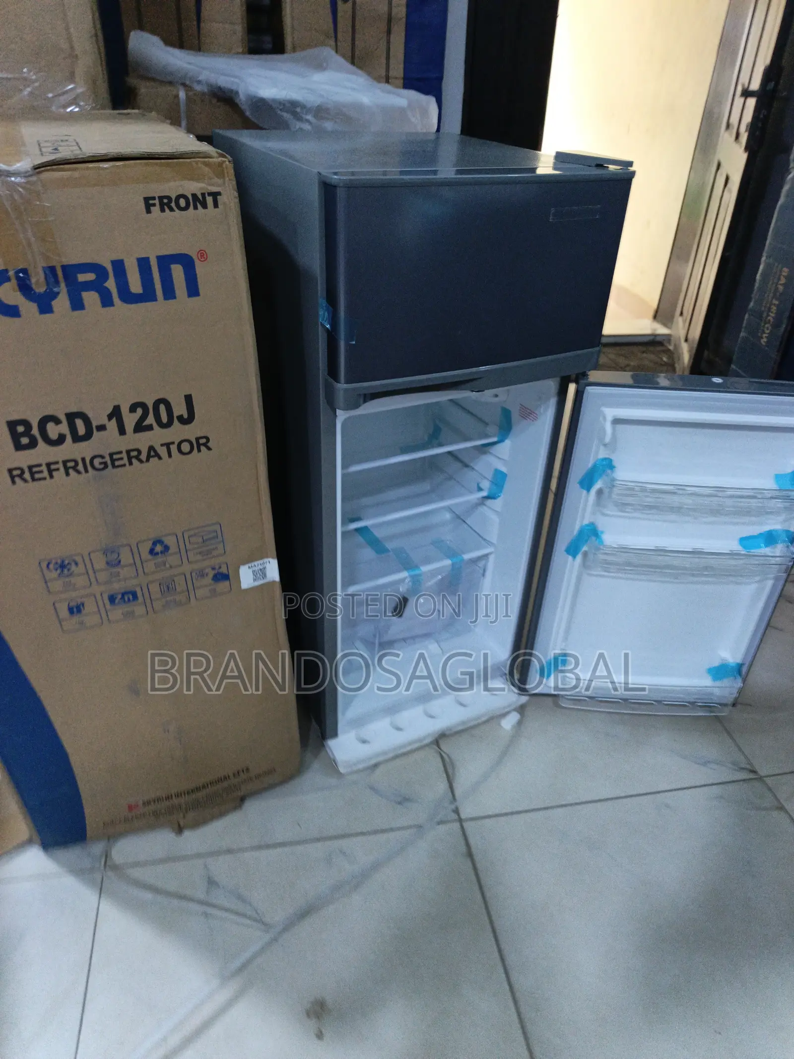 Skyrun BCD-120J 105L Refrigerator – Energy Saving Double Door Fridge