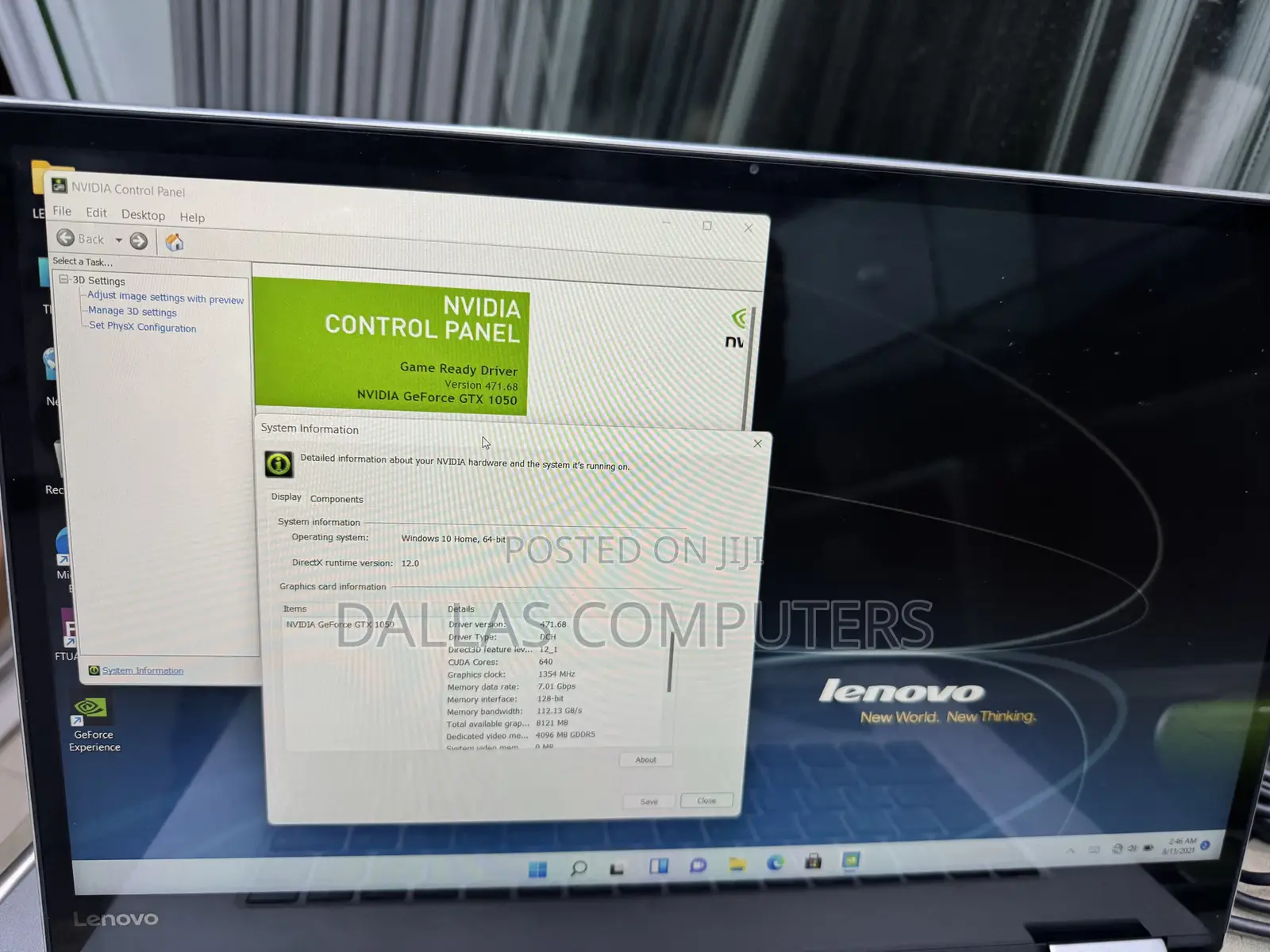 Laptop Lenovo 8GB Intel Core i7 SSD 256GB