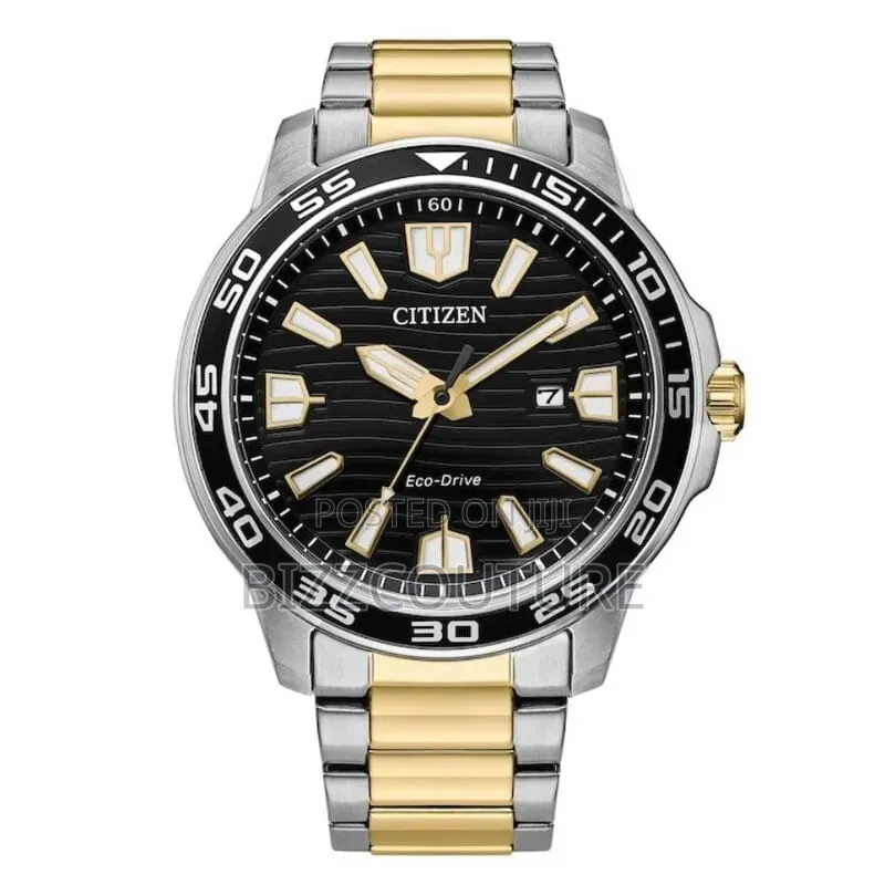 ORIGINAL Citizen Eco-Drive Black Dial Watch. 100% Authentic Guaranteed