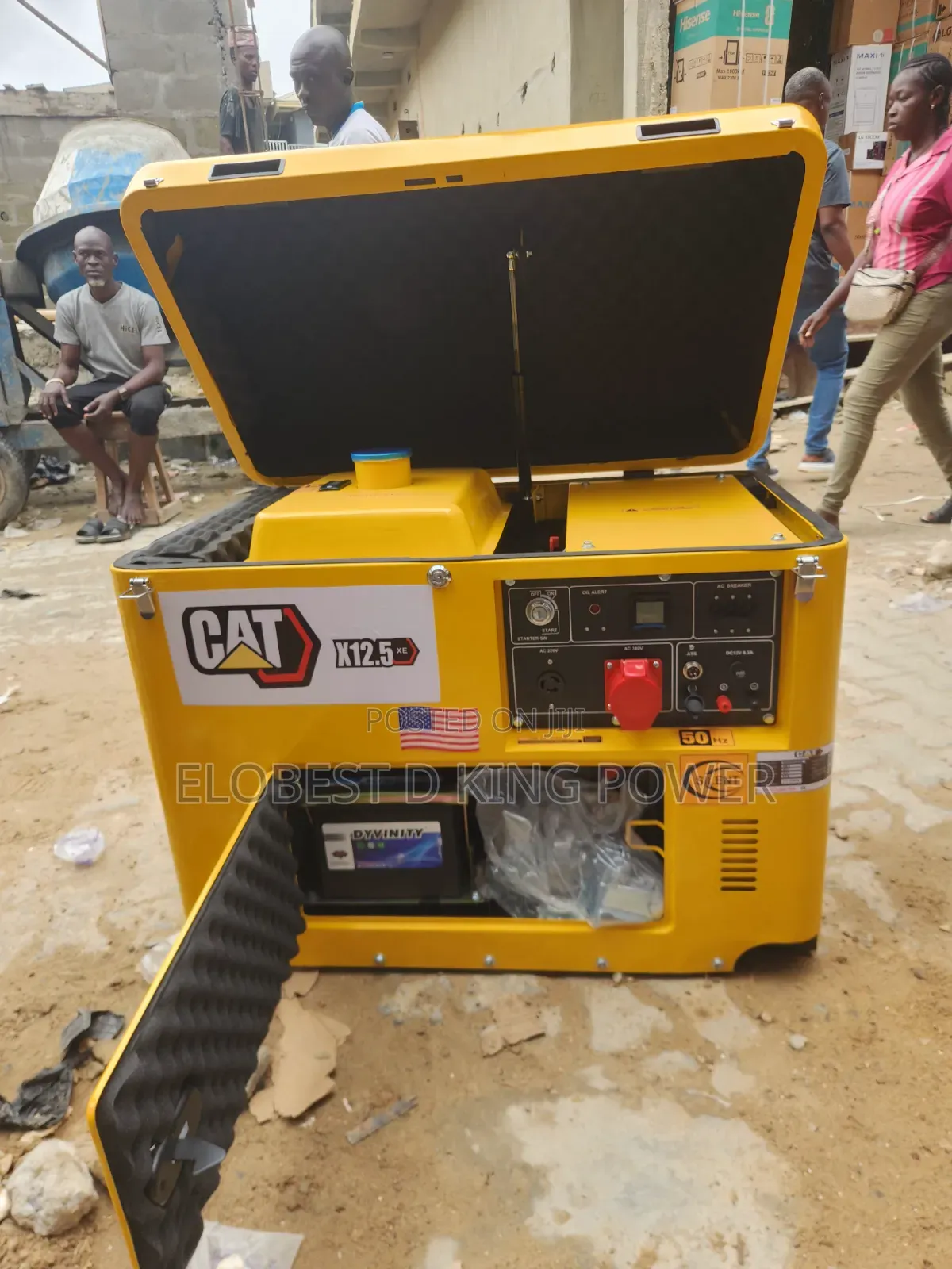 12kva CAT Diesel Soundproof Generator With ATS 100% Copper Three Phase