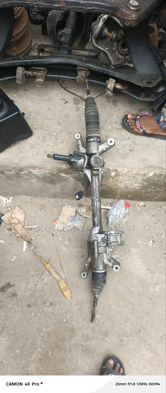 Empty Steering Rack for C300 2018 Model 4matic