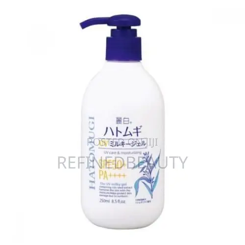 HATOMUGI UV Milky Gel Sunscreen (SPF50) for Face and Body (250ml