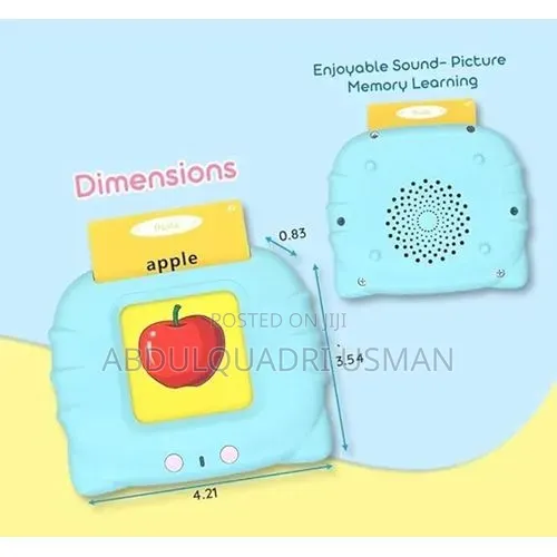 Talking Toy Flash Card Reader Early Education Learning Device
