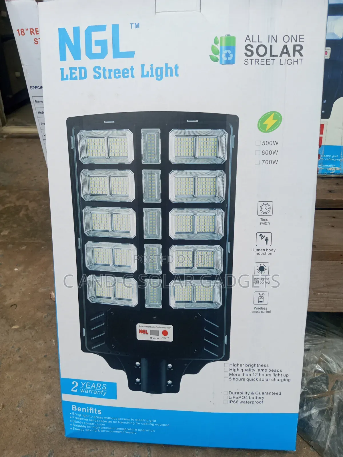 All in One Solar Street Light 700W 20 Eyes