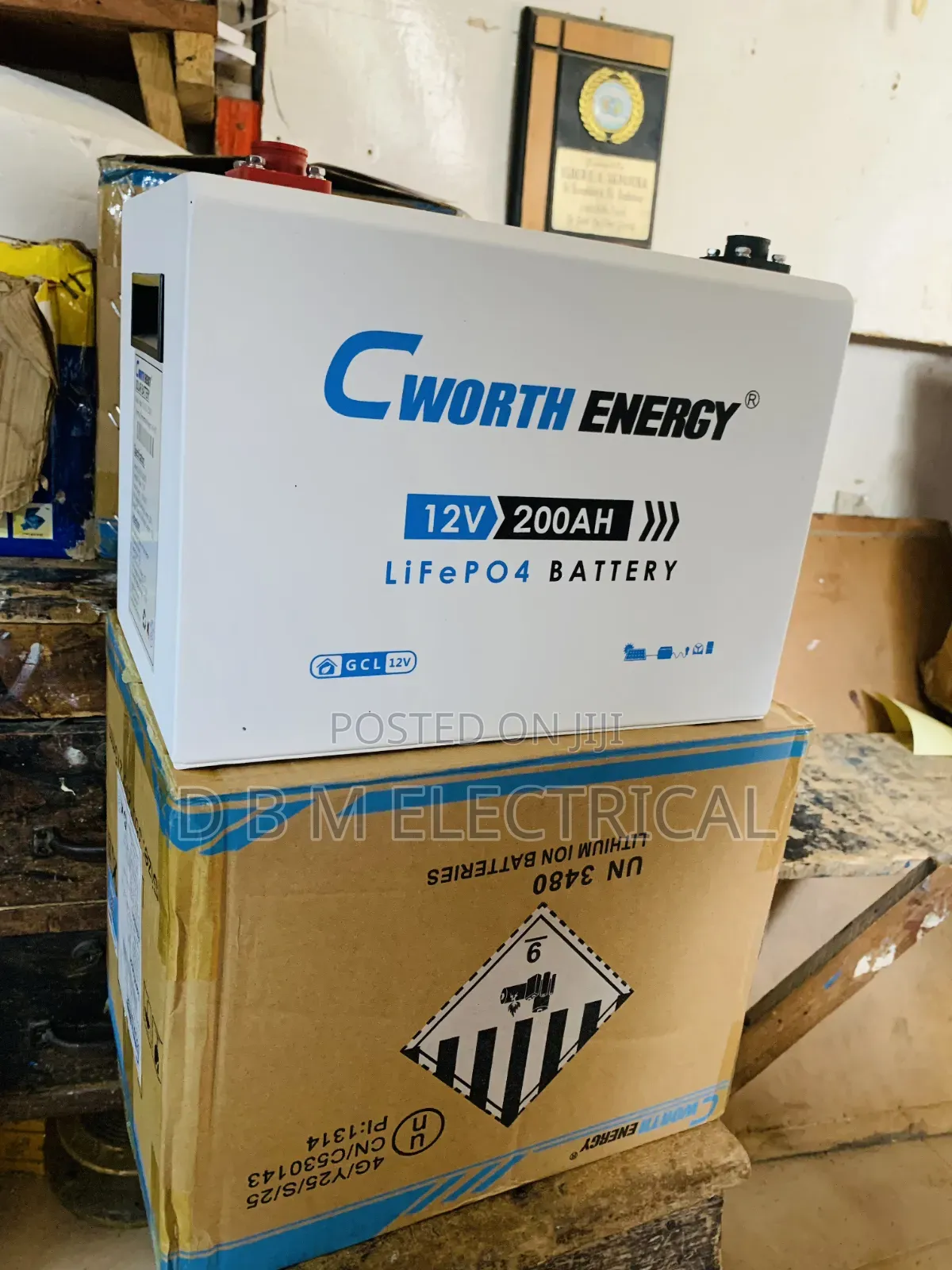Cworth Solar Lithium Battery 2.56kwh 12v