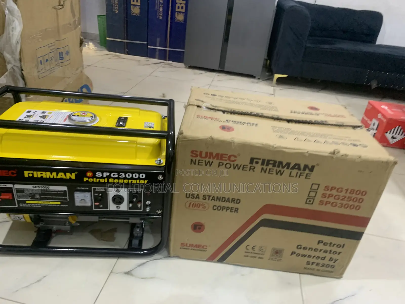 Sumec Firman SPG3000 Generator: Built for Daily Power Outages