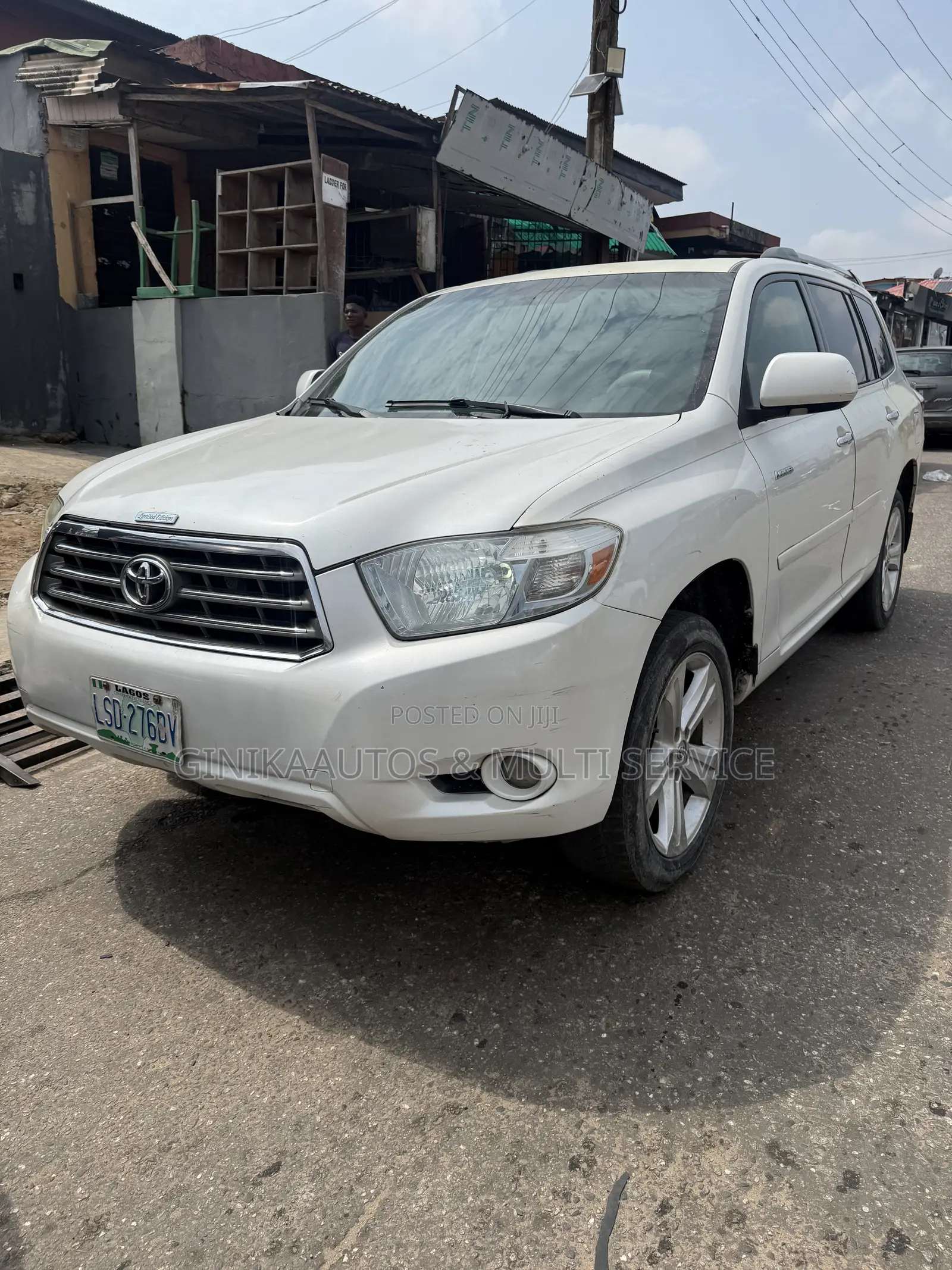 Toyota Highlander Limited 2008 White