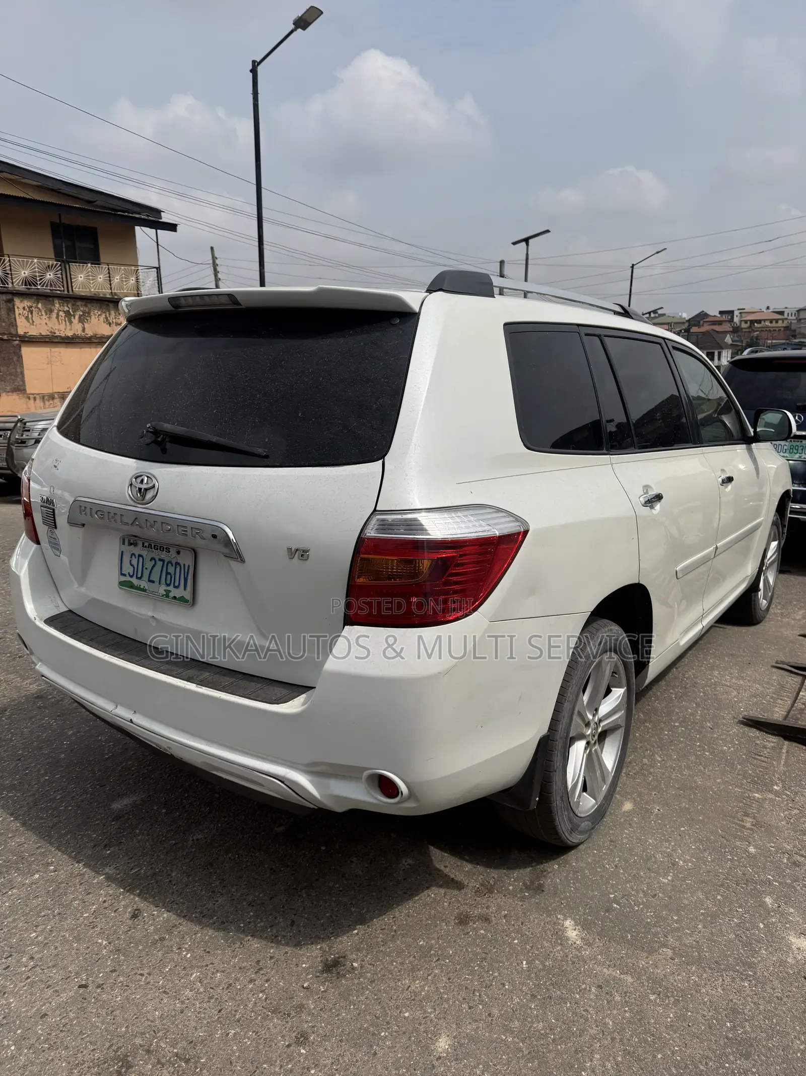 Toyota Highlander Limited 2008 White