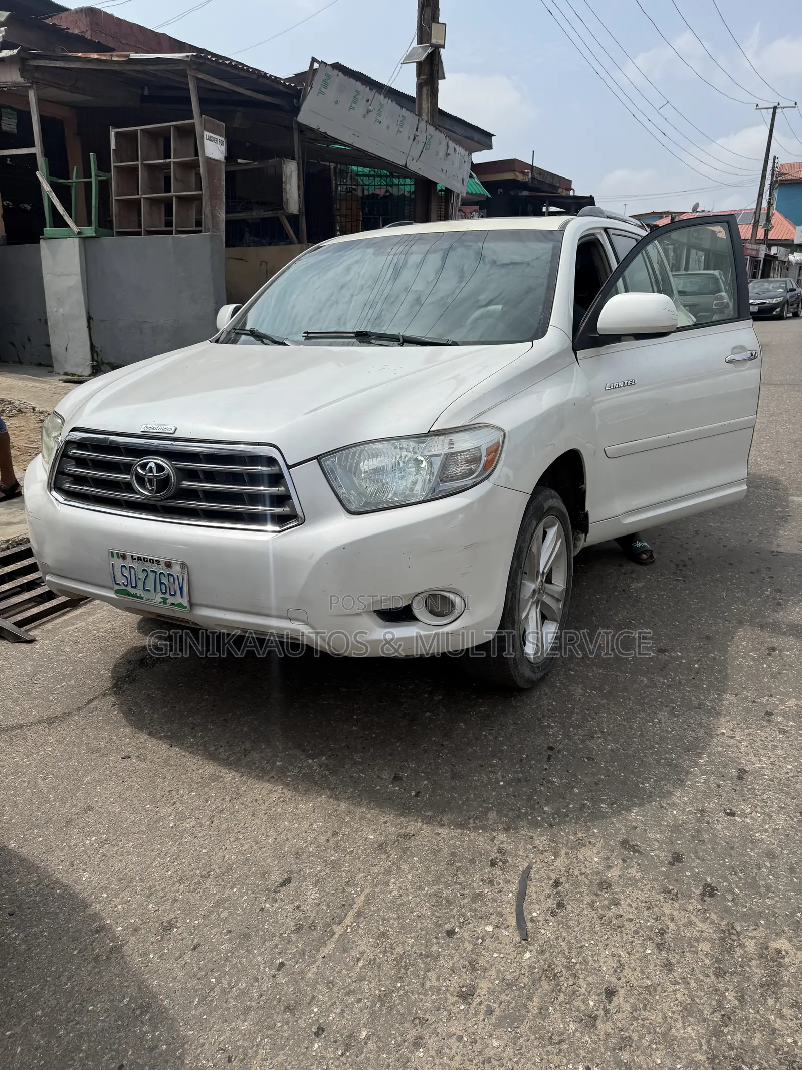Toyota Highlander Limited 2008 White