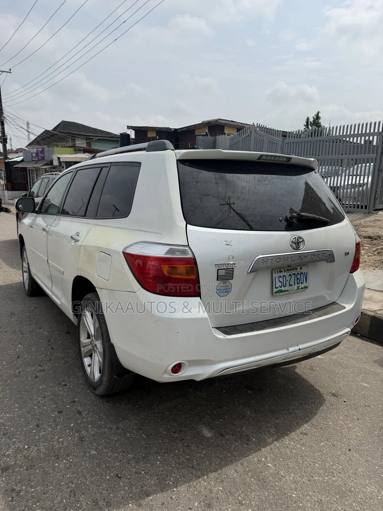Toyota Highlander Limited 2008 White