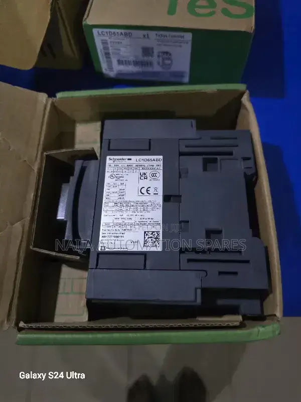 Schneider Lc1d65abd | Tesys D Contactor 3p 65a 440v 24v Dc Coil, 3 No