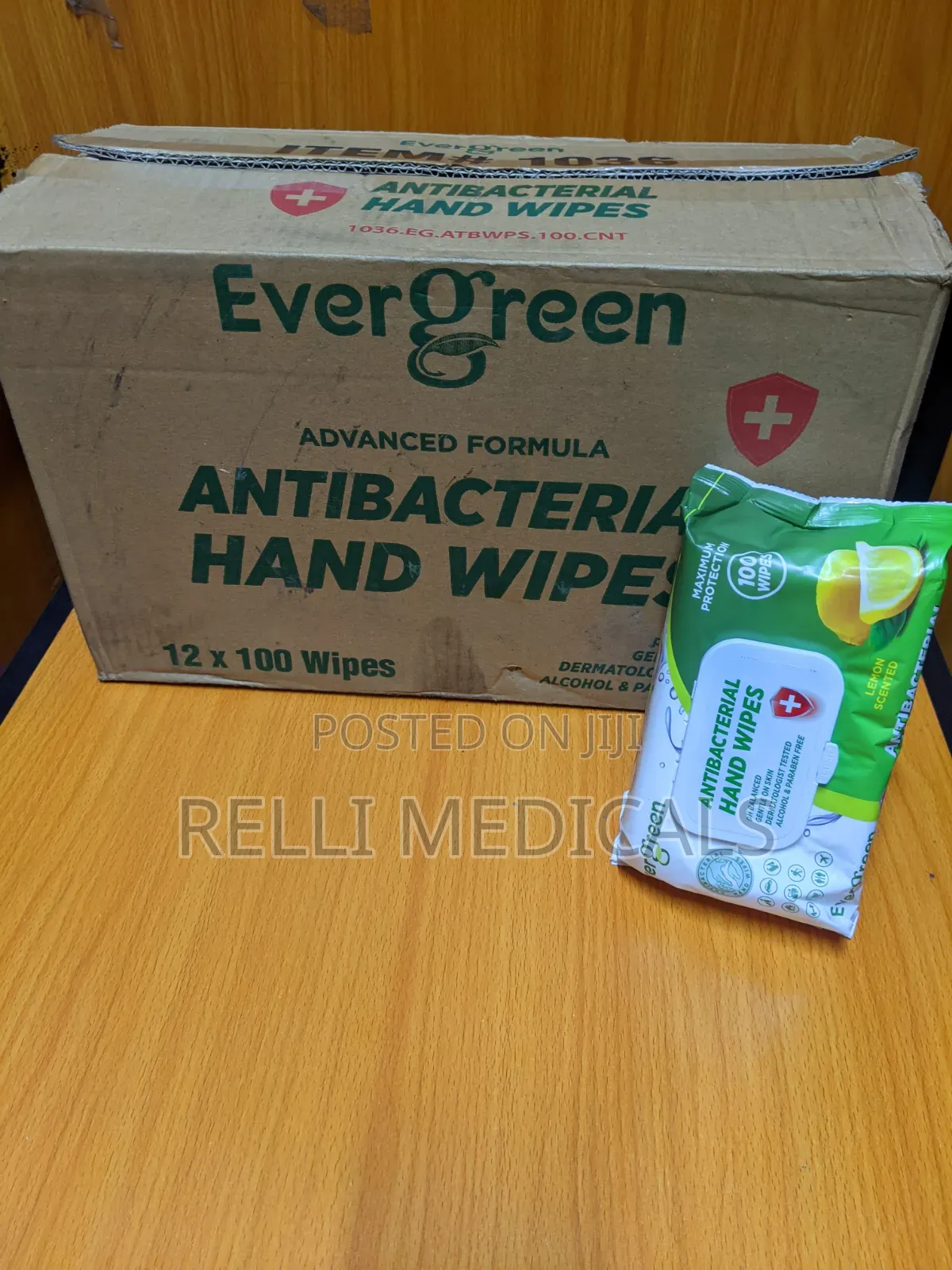 Evergreen Antibacterial Hand Wipes 