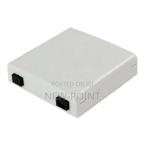 2 Port FTTH Fiber Optic Terminal Box – SC Wall Mount Fiber Outlet Box