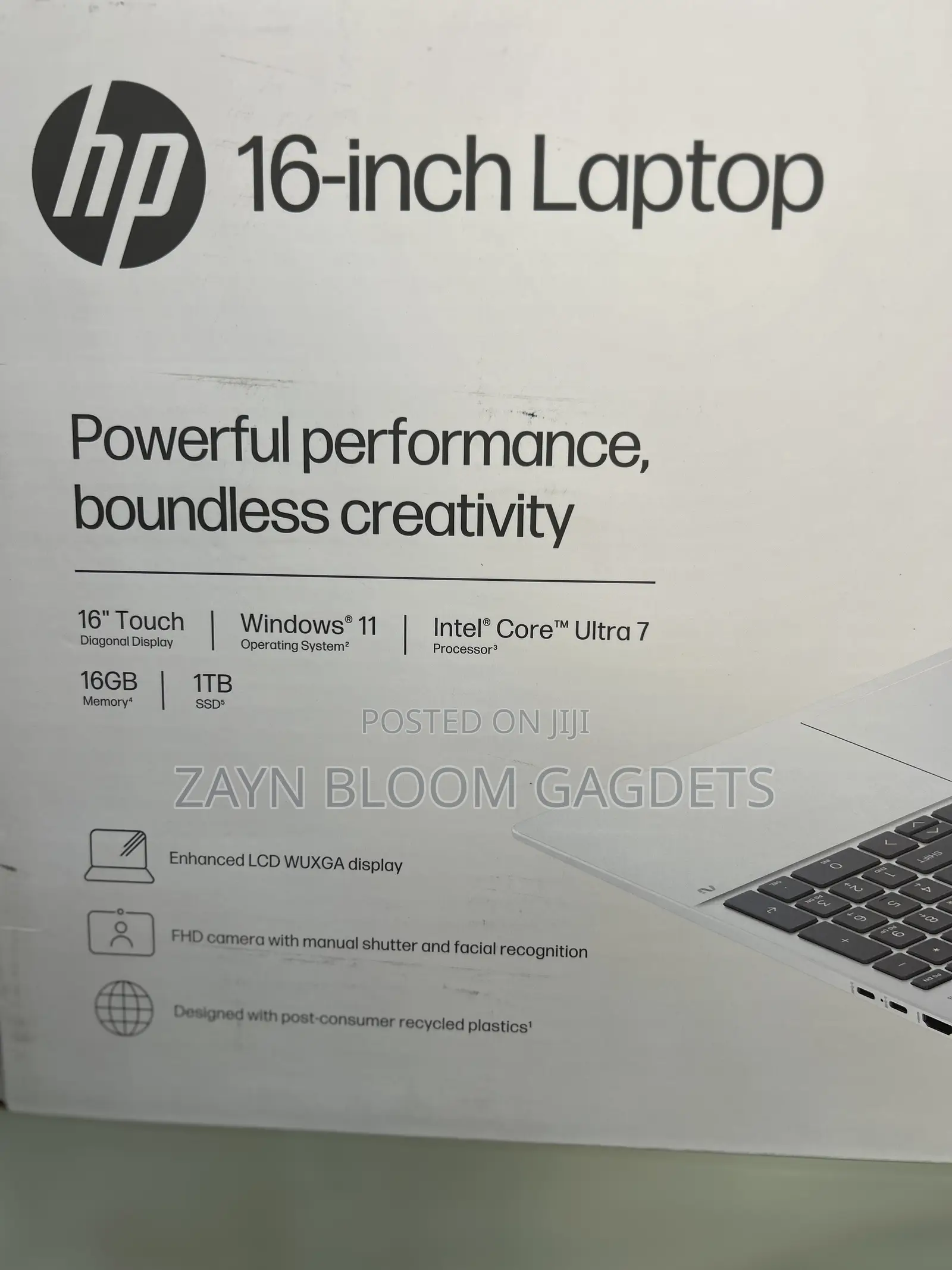 New Laptop HP OmniBook 5 16" 16GB Intel Core Ultra 7 SSD 1T