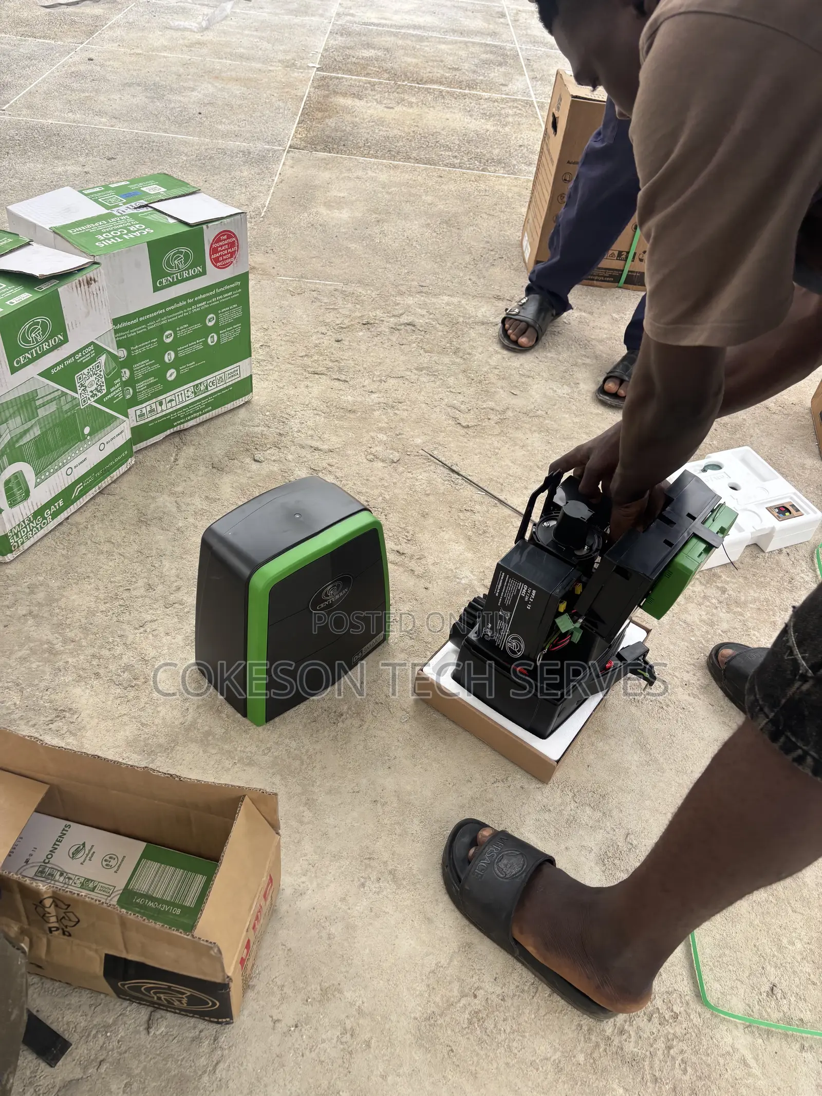 1800kg Heavy Duty Remote Control Sliding Gate Opener Installation