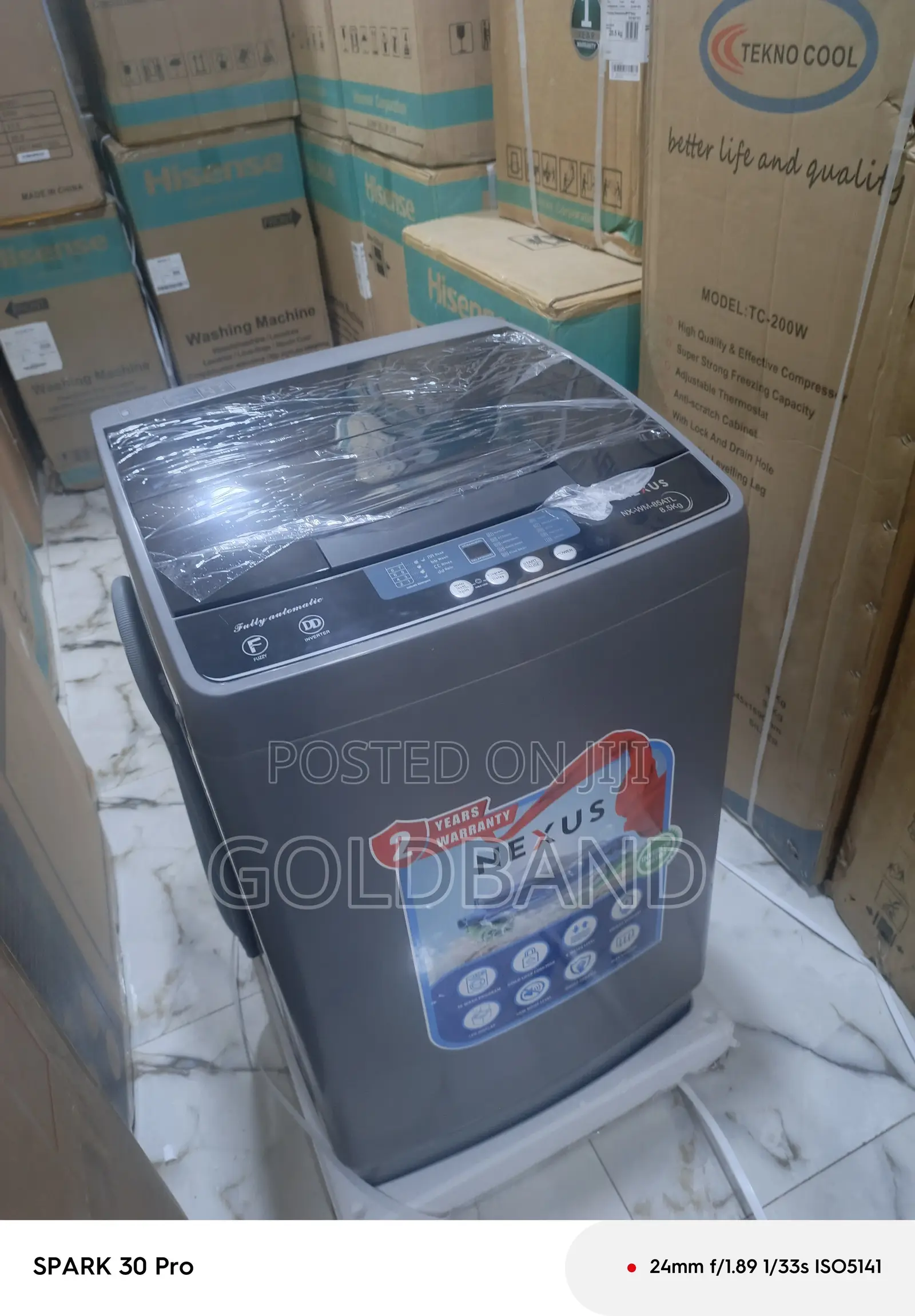 Nexus 8.5kg Smart Top Loading Washing Machine