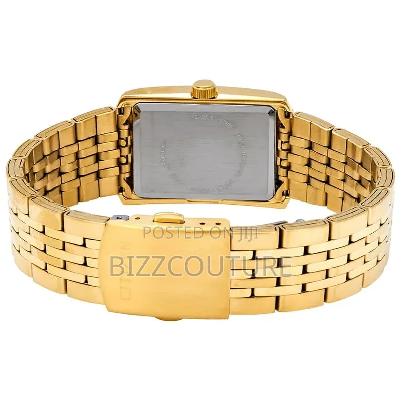 ORIGINAL Citizen GoldBlack Dial Men's Watch 100% AUTHENTIC GUARANTEED