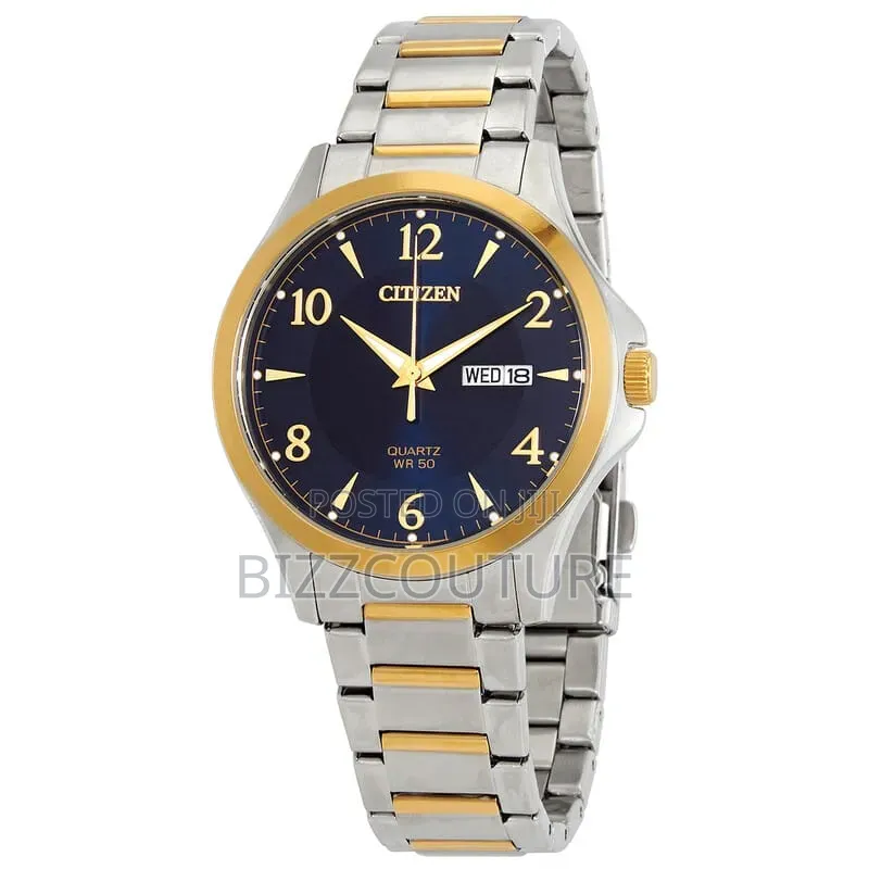ORIGINAL Citizen Two-Tone Black Dial Watch 100% Authentic Guaranteed