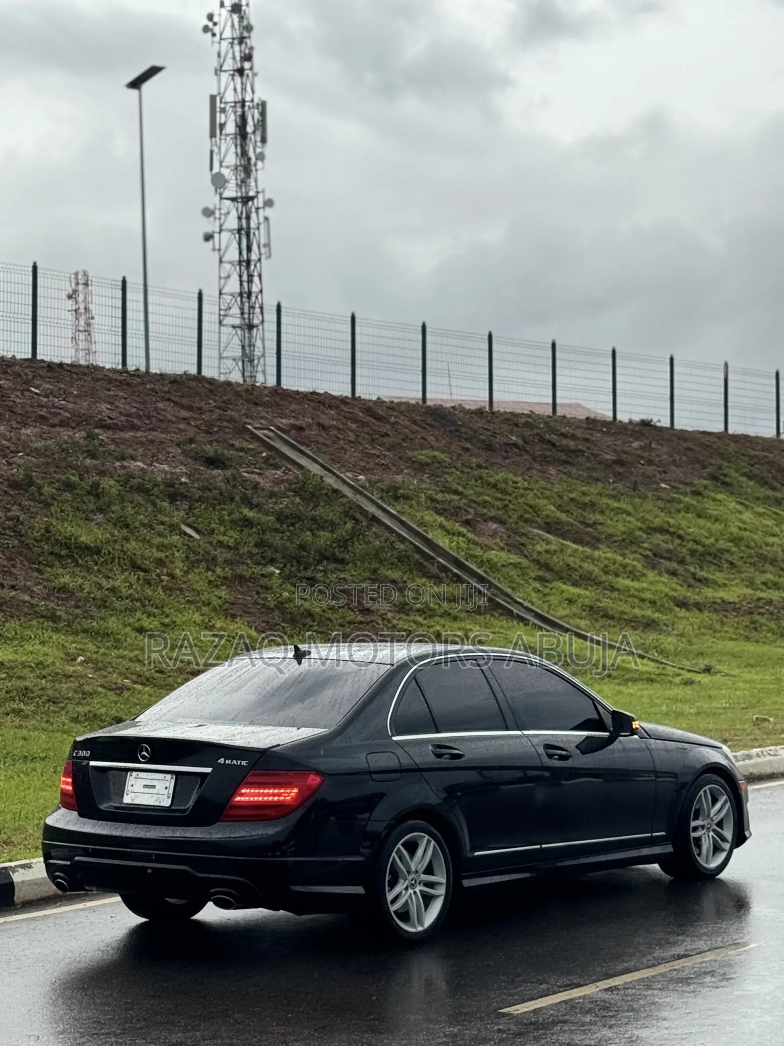 Mercedes-Benz C300 Sport 4Matic Sedan AWD (3.5L 6cyl 7A) 2013 Black